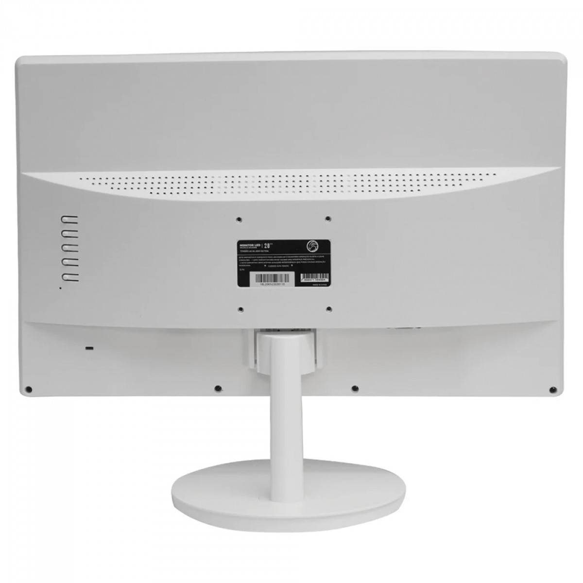 Monitor Brazil PC, 20 Pol, LED, 75Hz, HDMI/VGA, VESA, Com Inclinação, Branco, M20KWB