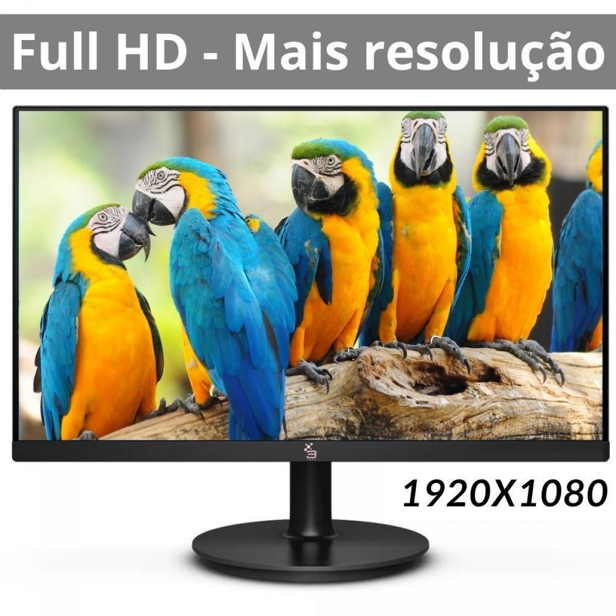 Monitor Gamer 3Green, 21,5 Pol, Full HD, 75Hz, 2ms, HDMI/VGA, M215WHD