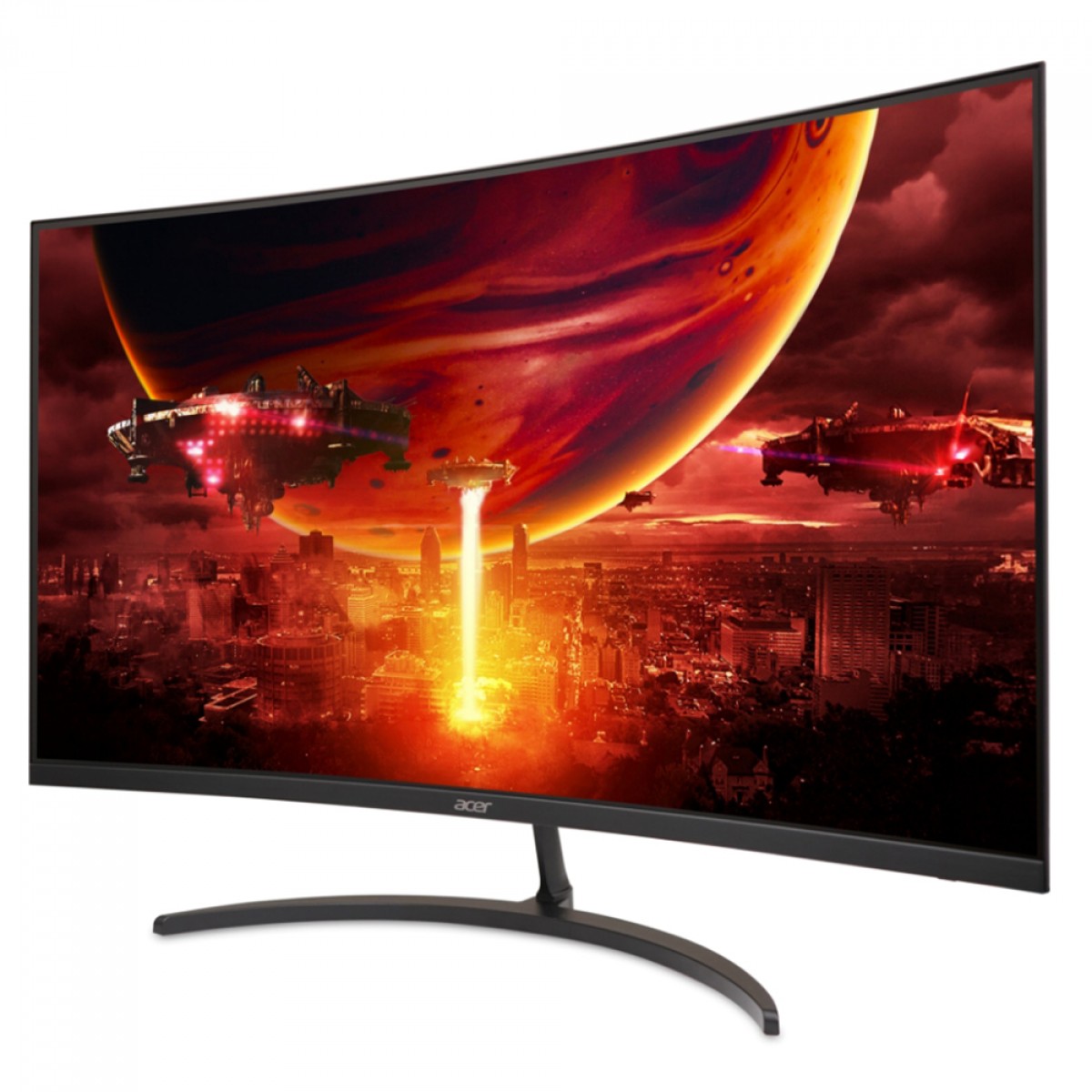 Monitor Gamer Acer Nitro EDT320Q, 31,5 Pol, Curvo, FHD, 180Hz, 1Ms, FreeSync, Preto, UM.JE0AA.305 