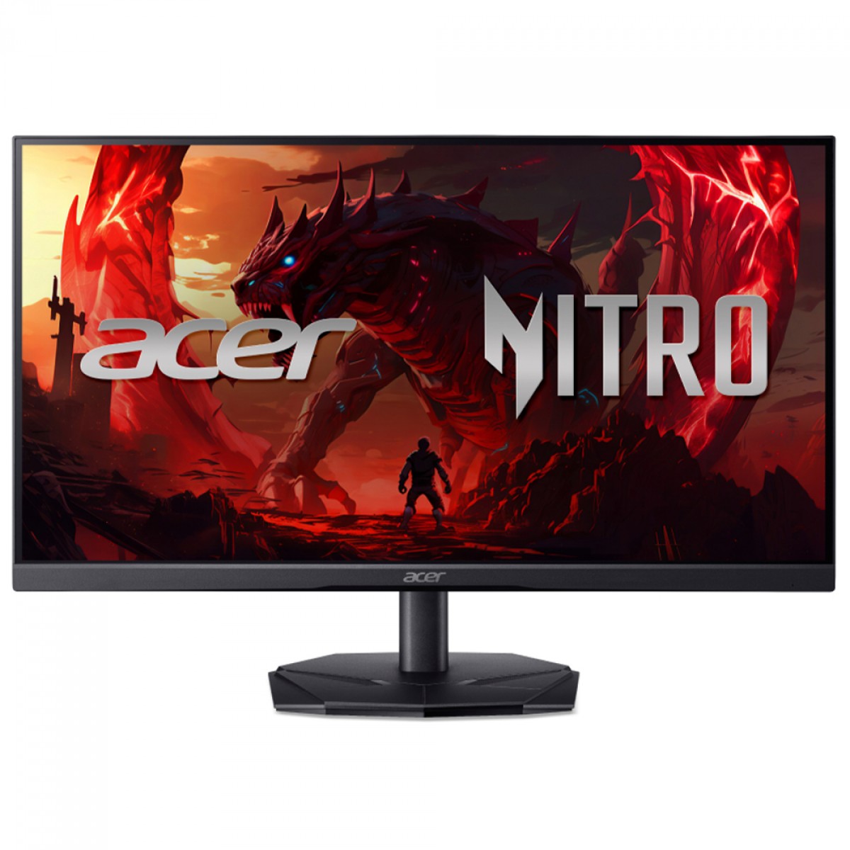 Monitor Gamer Acer Nitro KG241Y P3bip, 23.8 Pol, Full HD, VA, 180Hz, 0.5ms, HDMI/DP, FreeSync, Preto, UM.QX1AA.306