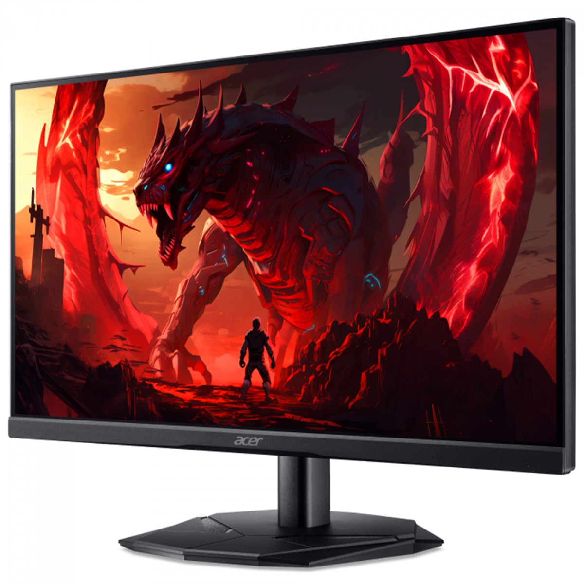 Monitor Gamer Acer Nitro KG251Q P3biip, 24.5 Pol, Full HD, VA, 180Hz, 1ms, HDMI/DP, FreeSync, Preto, UM.KX1AA.303