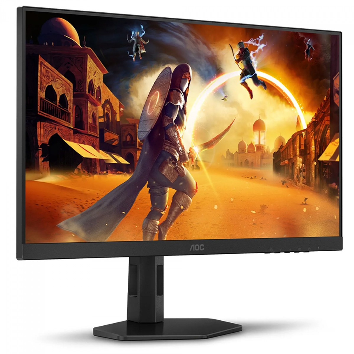 Monitor Gamer AOC 27 Pol, Full HD, 180Hz, 0.5ms, IPS, HDMI/DP, G-Sync, Preto, 27G4/P/57