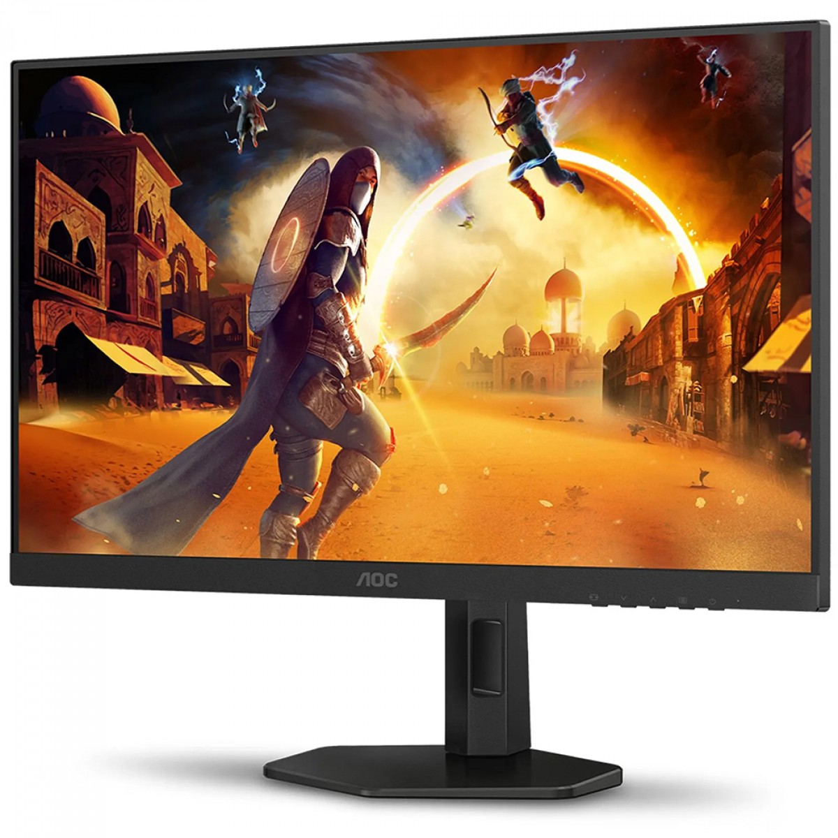 Monitor Gamer AOC 27 Pol, Full HD, 180Hz, 0.5ms, IPS, HDMI/DP, G-Sync, Preto, 27G4/P/57