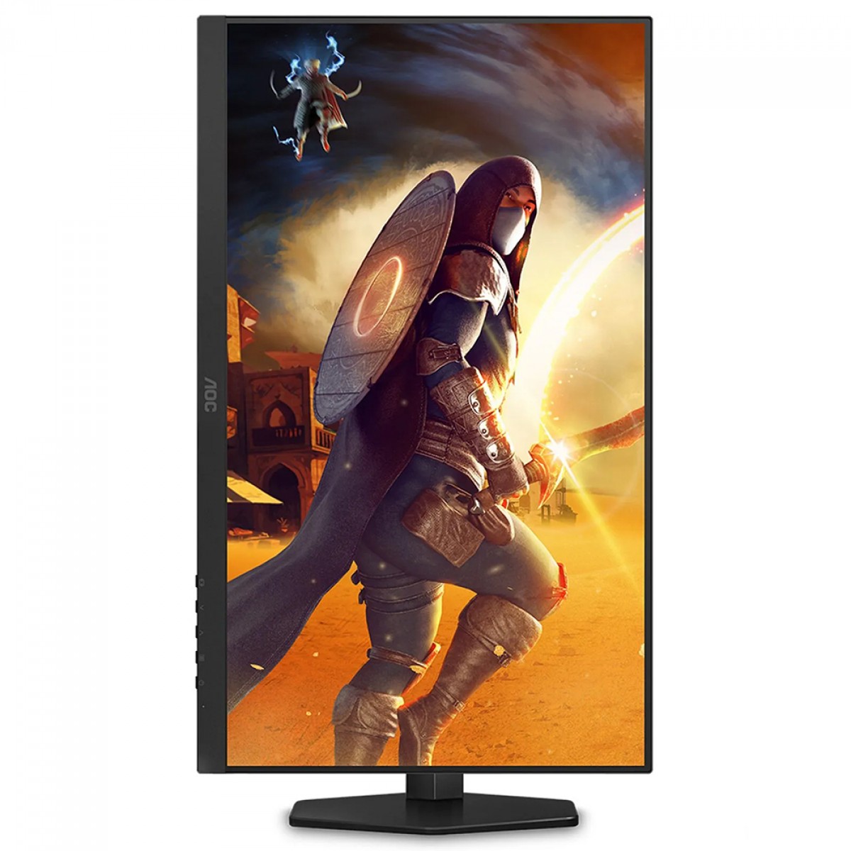Monitor Gamer AOC 27 Pol, Full HD, 180Hz, 0.5ms, IPS, HDMI/DP, G-Sync, Preto, 27G4/P/57