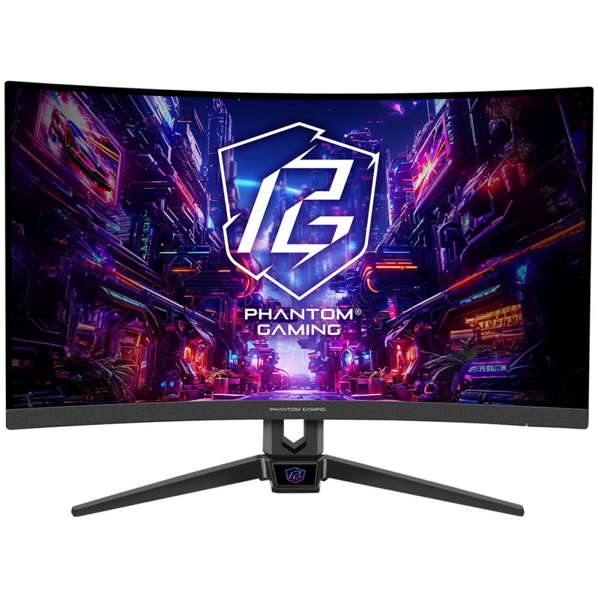 Monitor Gamer ASRock Phantom Gaming, 27 Pol, 280hz, 1ms, Curvo, FHD, 127% sRGB, VA, FreeSync, HDMI/DP, PG27FRS1A