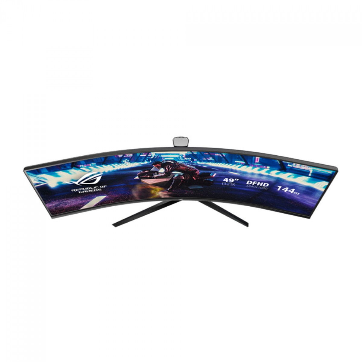 Monitor Gamer Asus ROG Strix XG49VQ, 49 Pol, UltraWide, Curvo, DFHD, 4ms, 144Hz, 125% sRGB, HDR10, FreeSync 2, HDMI/DP