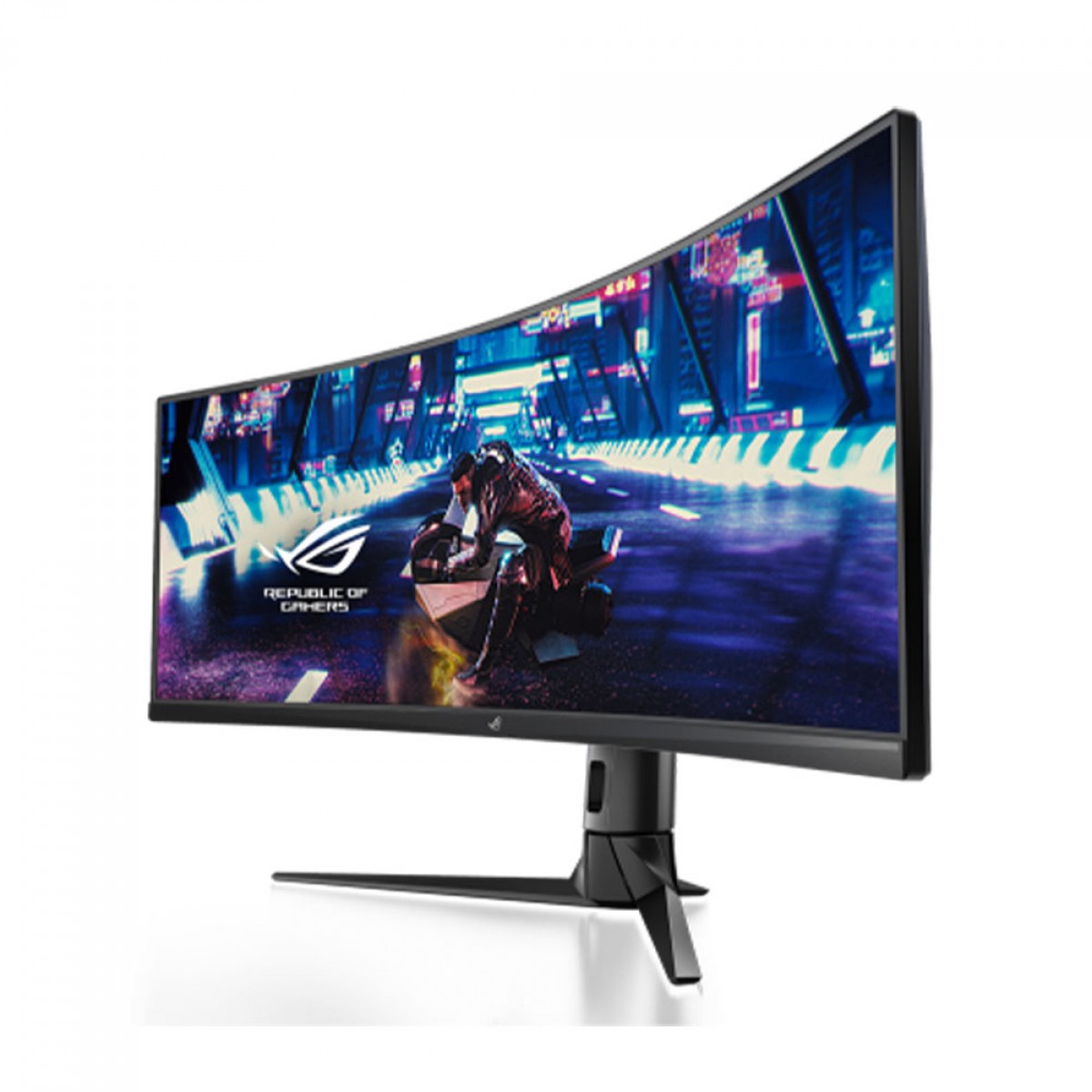 Monitor Gamer Asus ROG Strix XG49VQ, 49 Pol, UltraWide, Curvo, DFHD, 4ms, 144Hz, 125% sRGB, HDR10, FreeSync 2, HDMI/DP
