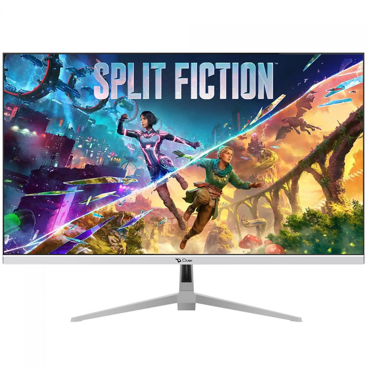 Monitor Gamer 27 Pol, Full HD, IPS, 165Hz, 1ms, HDR, 99% sRGB, FreeSync/G-Sync, HDMI/DP, Branco, DXMO27F165WS