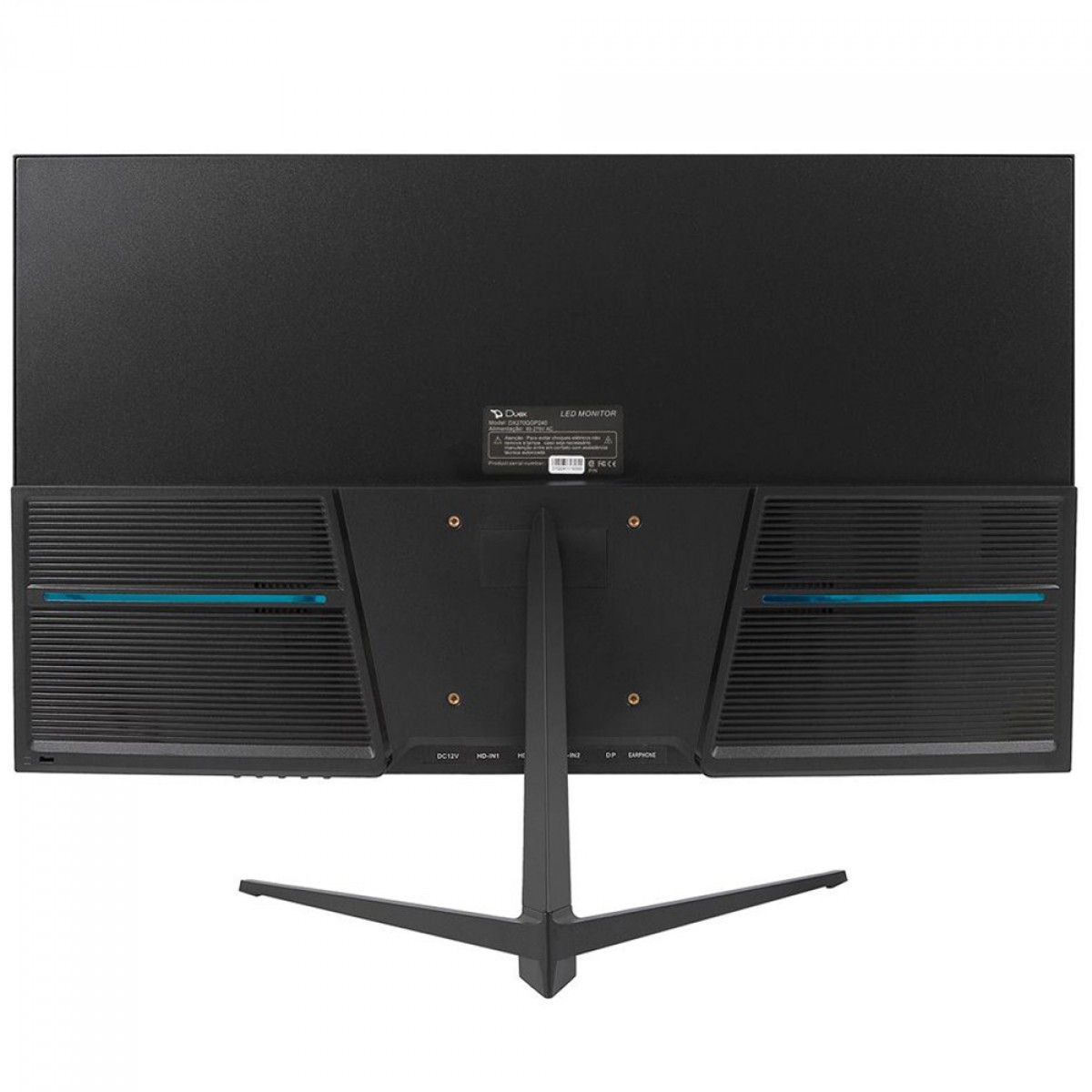Monitor Gamer Duex, 27 Pol, Full HD, IPS, 240Hz, 1ms, FreeSync/G-Sync, HDMI/DP, Black, DXMO27F240S