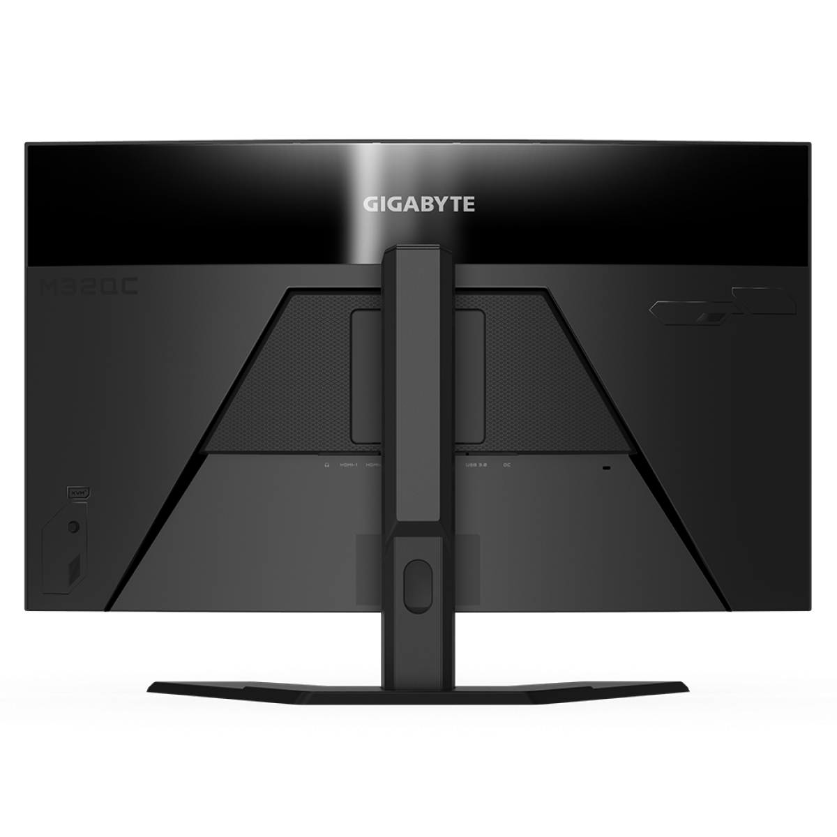 Monitor Gamer Gigabyte, 32 Pol, Curvo, QHD, 1ms, 165Hz, VA, 123% sRGB, HDR400, FreeSync Premium, Altura ajustável, M32QC
