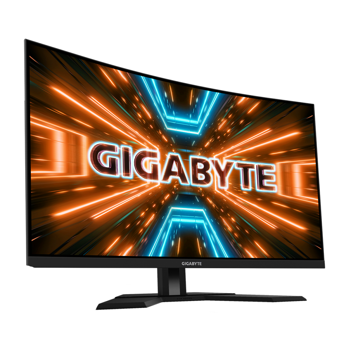 Monitor Gamer Gigabyte, 32 Pol, Curvo, QHD, 1ms, 165Hz, VA, 123% sRGB, HDR400, FreeSync Premium, Altura ajustável, M32QC