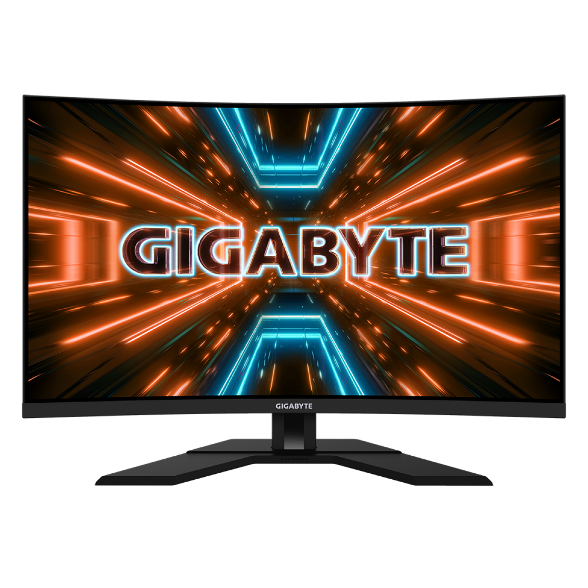Monitor Gamer Gigabyte, 32 Pol, Curvo, QHD, 1ms, 165Hz, VA, 123% sRGB, HDR400, FreeSync Premium, Altura ajustável, M32QC