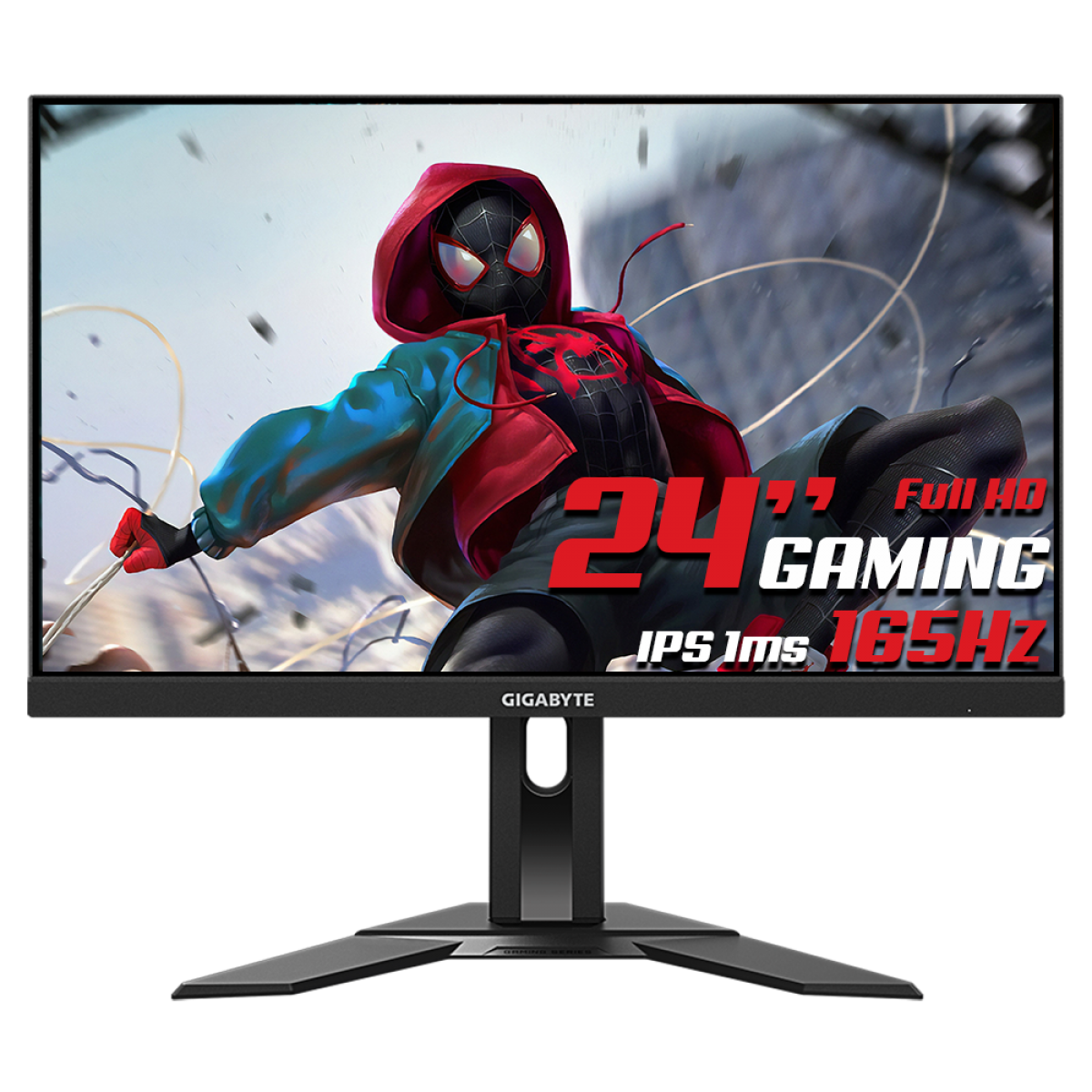 Monitor Gamer Gigabyte G24F2, 24 Pol, Full HD, 125% sRGB, FreeSync, 165Hz, 1ms, IPS, HDMI/DP