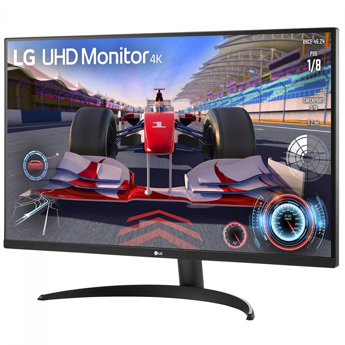 Monitor Gamer LG UHD, 32 Pol, 4K, VA, 60Hz, 4Ms, MaxxAudio, FreeSync, Dynamic Action Sync, HDMI/DP, 32UR500-B