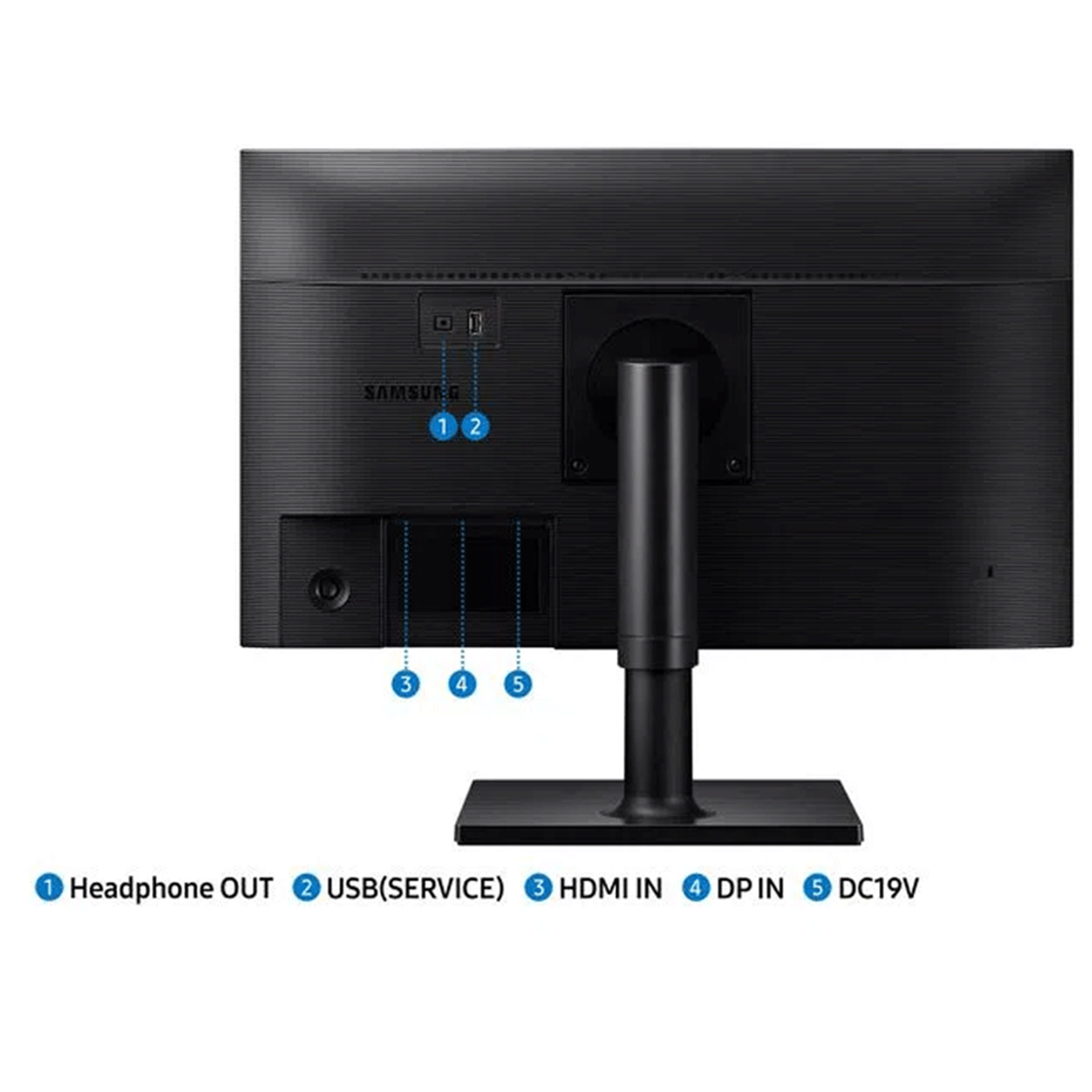 Monitor Gamer Samsung Odyssey G30, 24", Full HD, 144Hz, VA, 1ms, FreeSync Premium, HDMI/DP, LS24BG300ELMZD