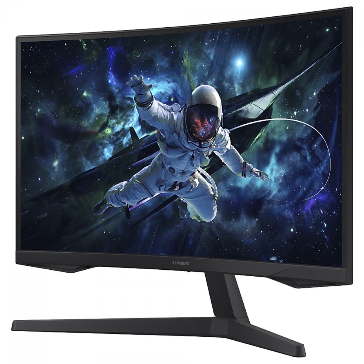 Monitor Gamer Samsung Odyssey G5, 27 Pol, VA, Curvo, QHD, 1ms, 165Hz, HDR10, FreeSync, HDMI/DP, LS27CG552ELMZD