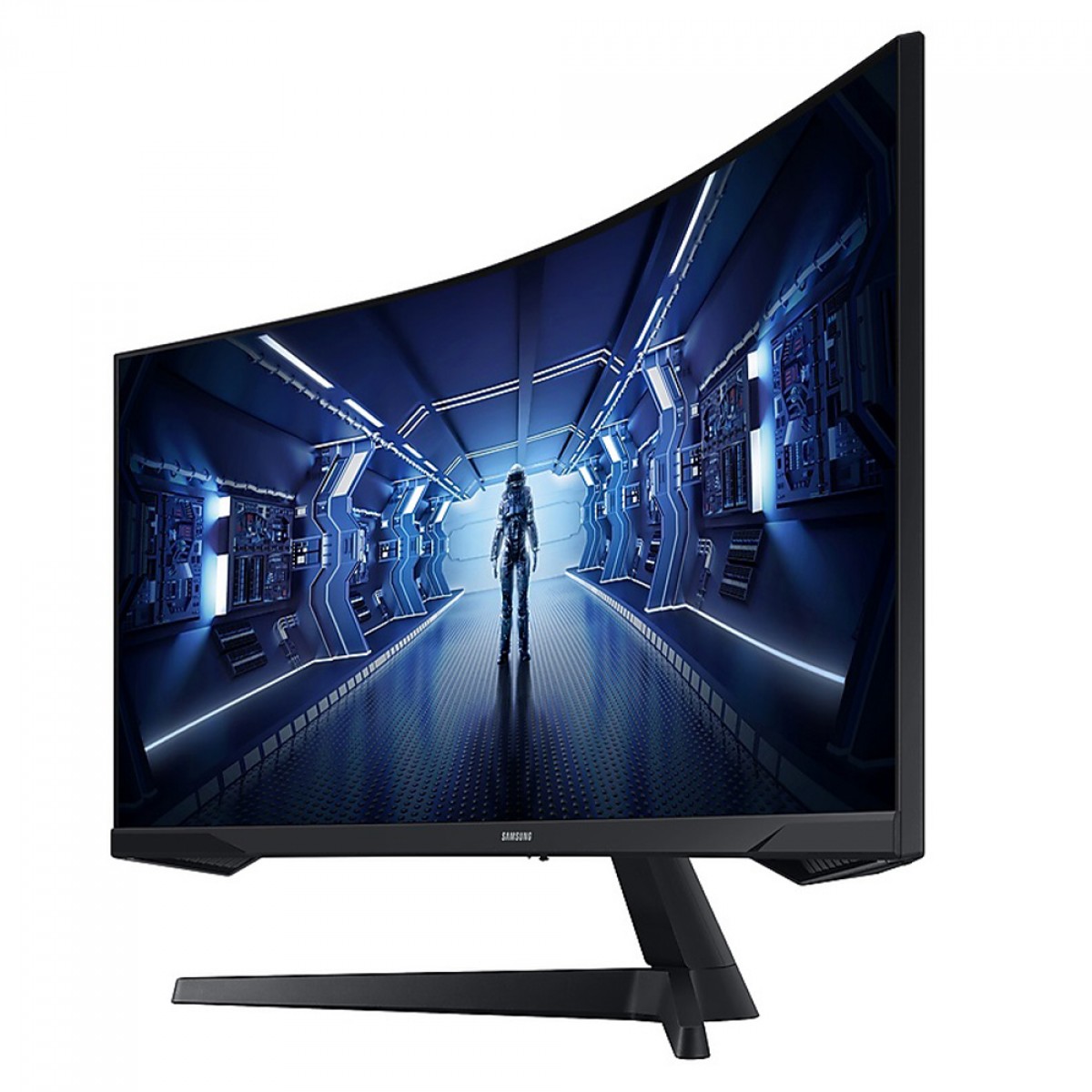 Monitor Gamer Samsung Odyssey G5, 34 Pol, VA, Curvo, UltraWide, WQHD, 1ms, 165Hz, HDR10, FreeSync Premium, HDMI/DP, LC34G55TWWLMZD