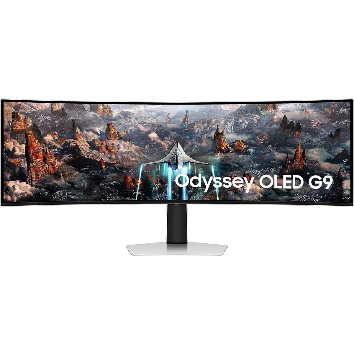 Monitor Gamer Samsung Odyssey G9, 49 Pol, Curvo, OLED, Dual QHD, 240Hz, 0.03ms, HDR, FreeSync Premium Pro, HDMI/DP, LS49CG930