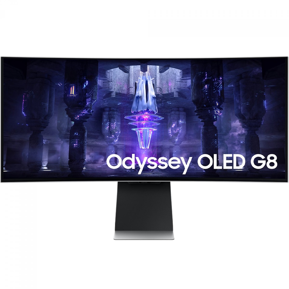 Monitor Gamer Samsung Odyssey OLED G8, 34 Pol, Curvo, WQHD, 0,1ms, 175Hz, HDR, FreeSync Premium, Mini DP/ Micro HDMI, LS34BG850SLXZD
