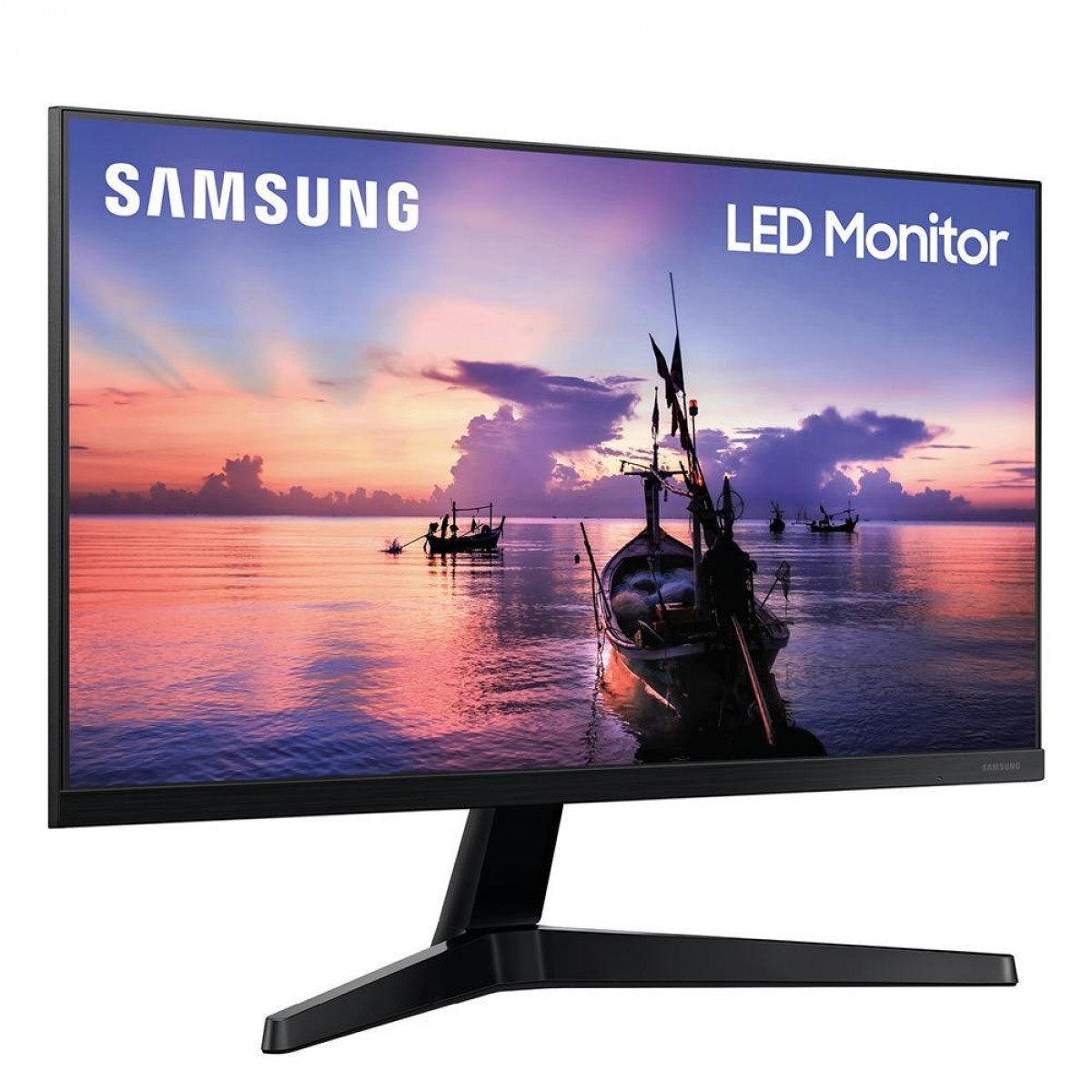 Monitor Gamer Samsung T35F, 24 Pol, Full HD, 75Hz, IPS, HDMI/VGA, LF24T350FHLMZD