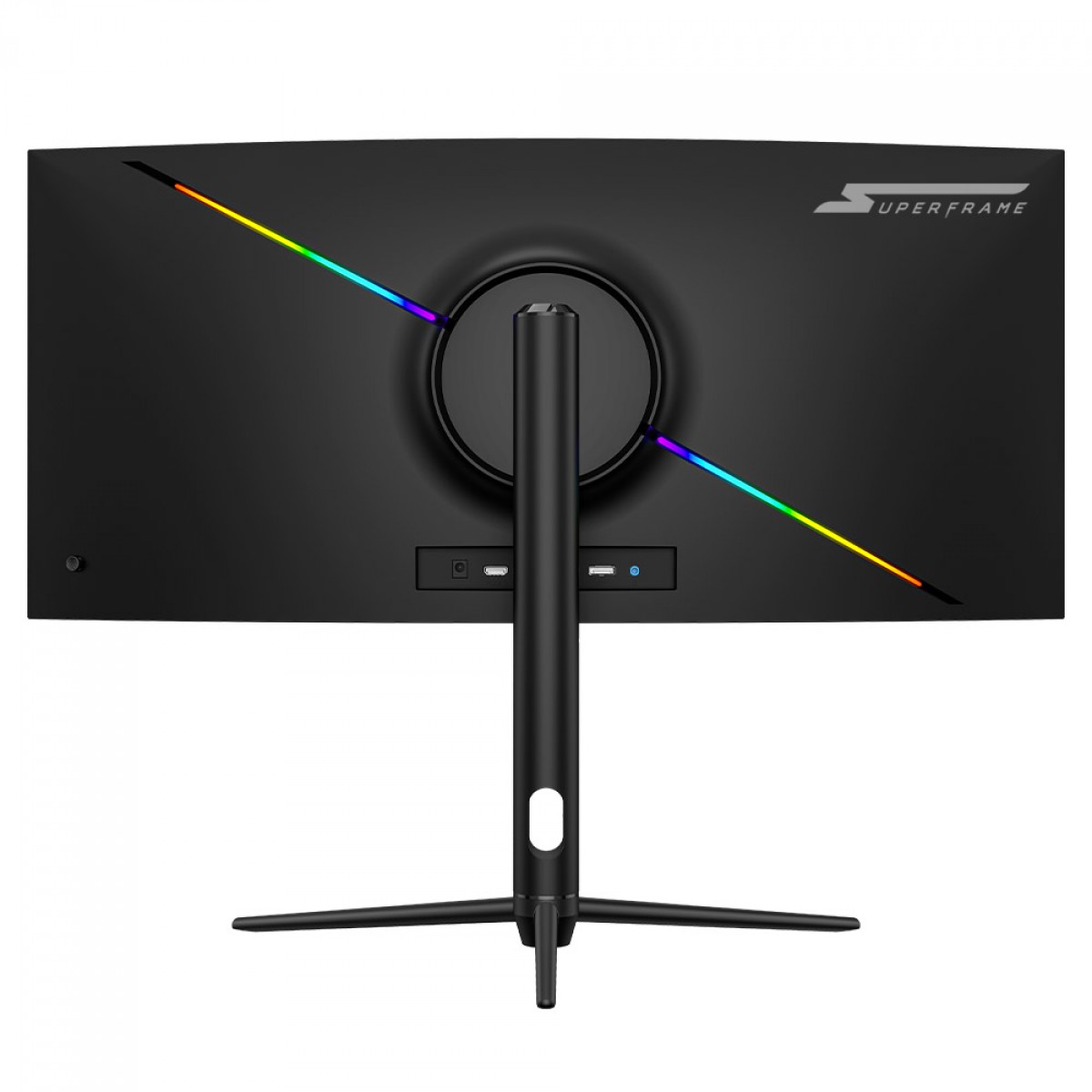 Monitor Gamer SuperFrame Elegance Series, Black, 30 pol, Curvo, UltraWide, Full HD, VA, 1ms, 200Hz, FreeSync, HDMI/DP, SFEF-3015-B