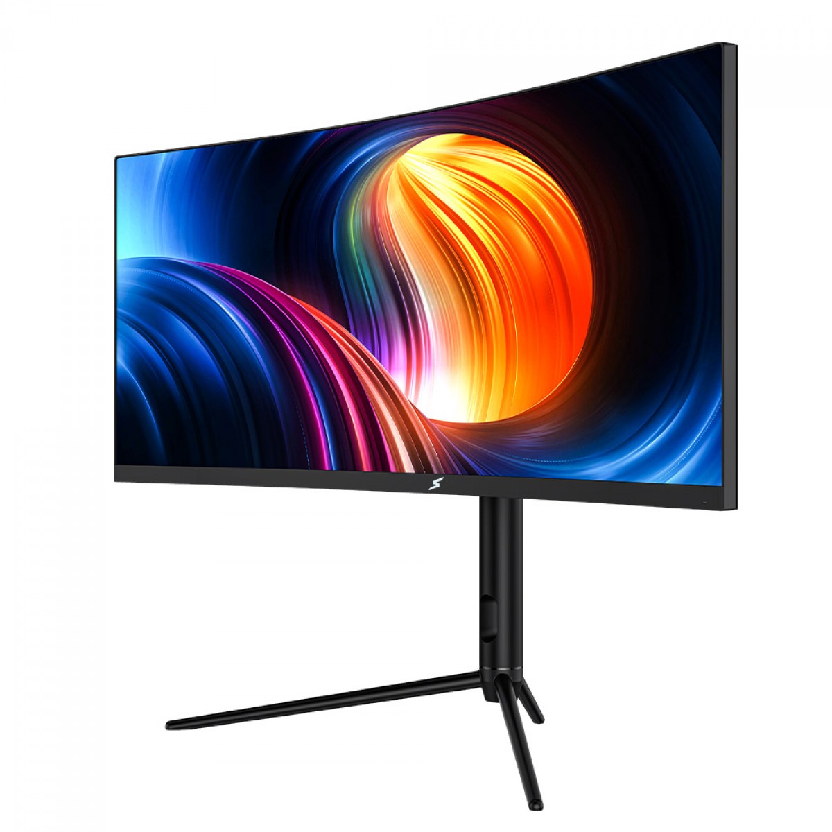 Monitor Gamer SuperFrame Elegance Series, Black, 30 pol, Curvo, UltraWide, Full HD, VA, 1ms, 200Hz, FreeSync, HDMI/DP, SFEF-3015-B