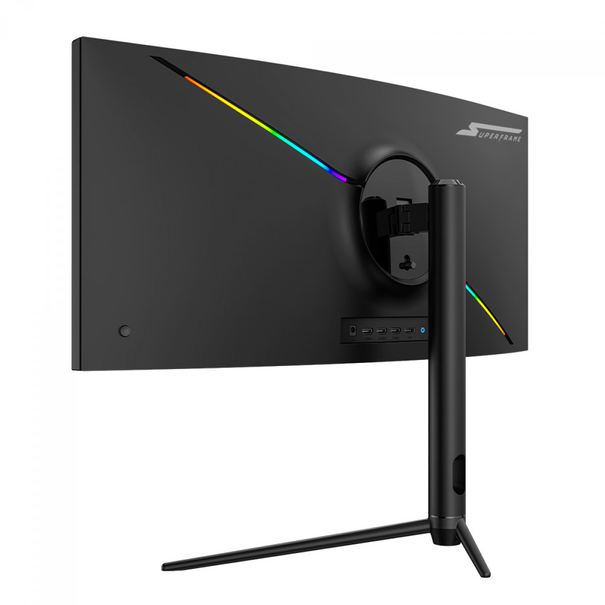 Monitor Gamer SuperFrame Elegance Series, Black, 30 pol, Curvo, UltraWide, Full HD, VA, 1ms, 200Hz, FreeSync, HDMI/DP, SFEF-3015-B