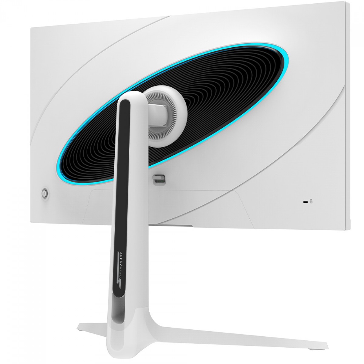 Monitor Gamer SuperFrame Orbit, 27 Pol, Quad HD, 180Hz, Fast IPS, 1ms, 130% sRGB, FreeSync, HDR, HDMI/DP, Branco, SFOFW-27180-QHD-PRO