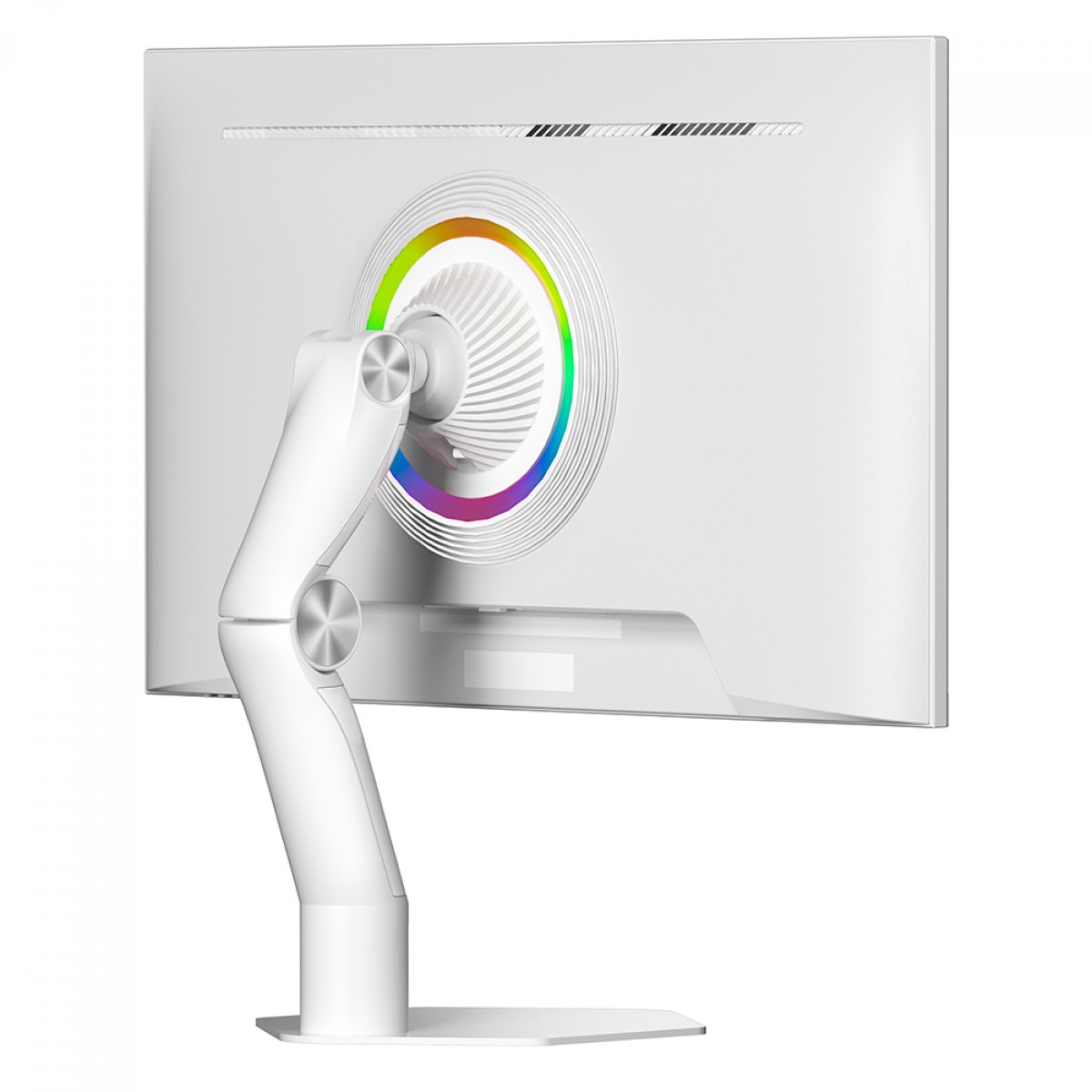 Monitor Gamer SuperFrame Orbit Plus, 27 Pol, Quad HD, 240Hz, IPS, 1ms, 115% sRGB, FreeSync/G-Sync, Suporte Articulado, HDMI/DP, Branco, SFOFW-27240-QHD-PRO