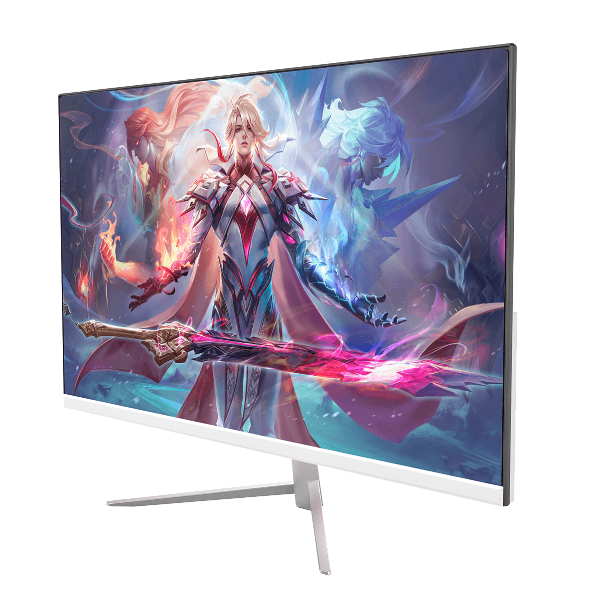 Monitor Gamer SuperFrame Precision, 24,5 Pol, Full HD, VA, 1ms, 260Hz, FreeSync/G-Sync, HDMI/DP, Branco, SFPFW-24260-FHD