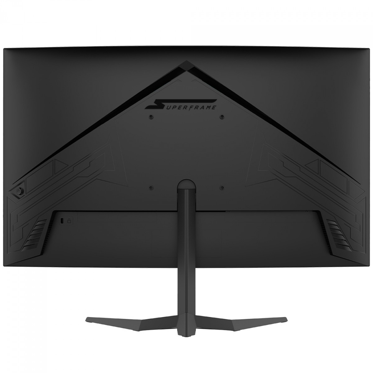 Monitor Gamer SuperFrame Precision, 27 Pol, Curvo, Quad HD, RGB, Fast VA, 124.4% sRGB, FreeSync/G-Sync, 1ms, 180Hz, HDMI/DP, Preto, SFPCB-27180-QHD