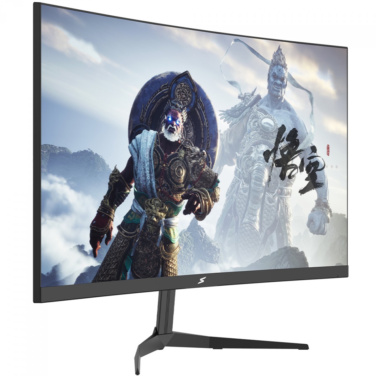 Monitor Gamer SuperFrame Precision, 27 Pol, Curvo, Quad HD, RGB, Fast VA, 124.4% sRGB, FreeSync/G-Sync, 1ms, 180Hz, HDMI/DP, Preto, SFPCB-27180-QHD