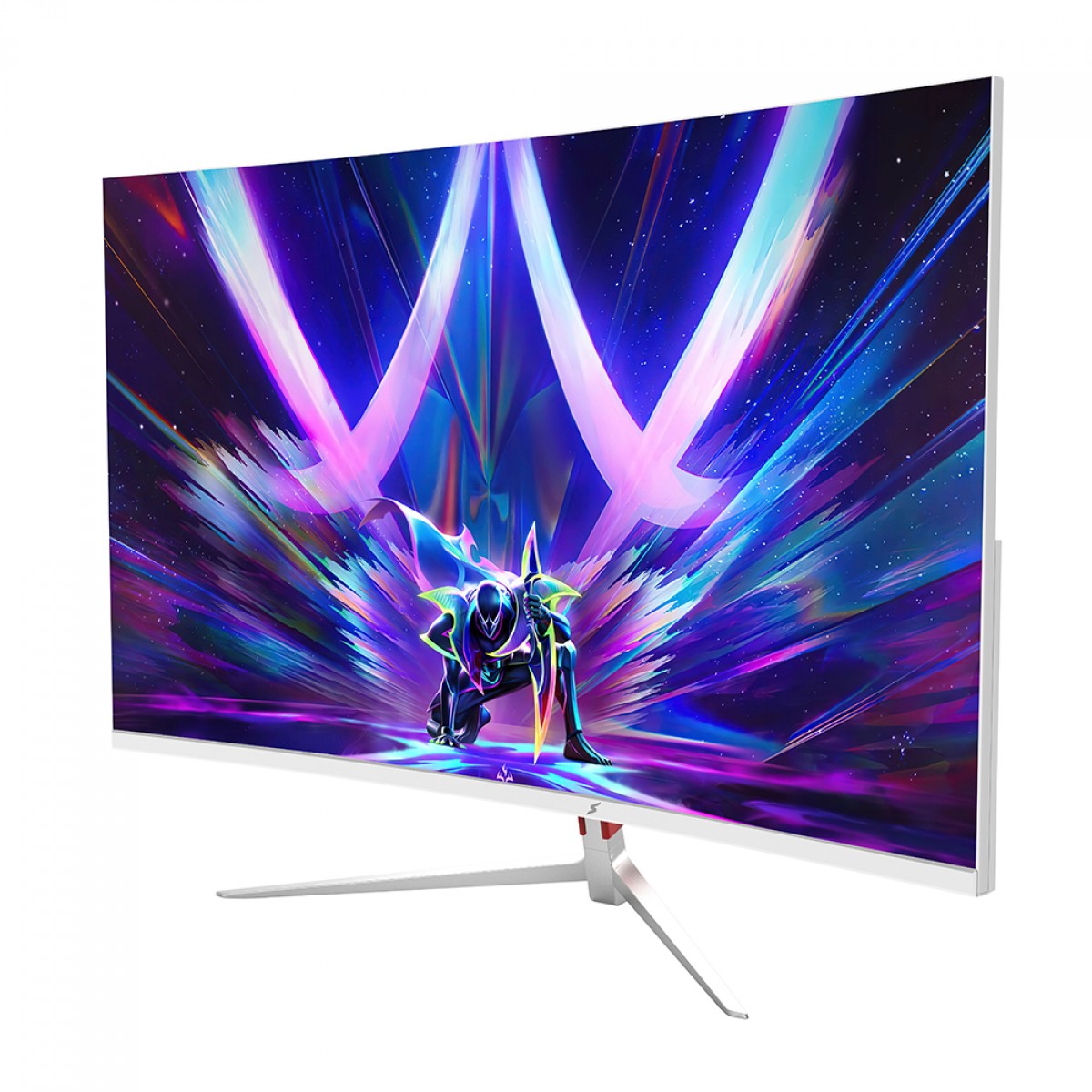 Monitor Gamer SuperFrame Precision, White, 27 Pol, Curvo, Full HD, 1ms, 240Hz, FreeSync, HDMI/DP, SFPCW-27240-FHD