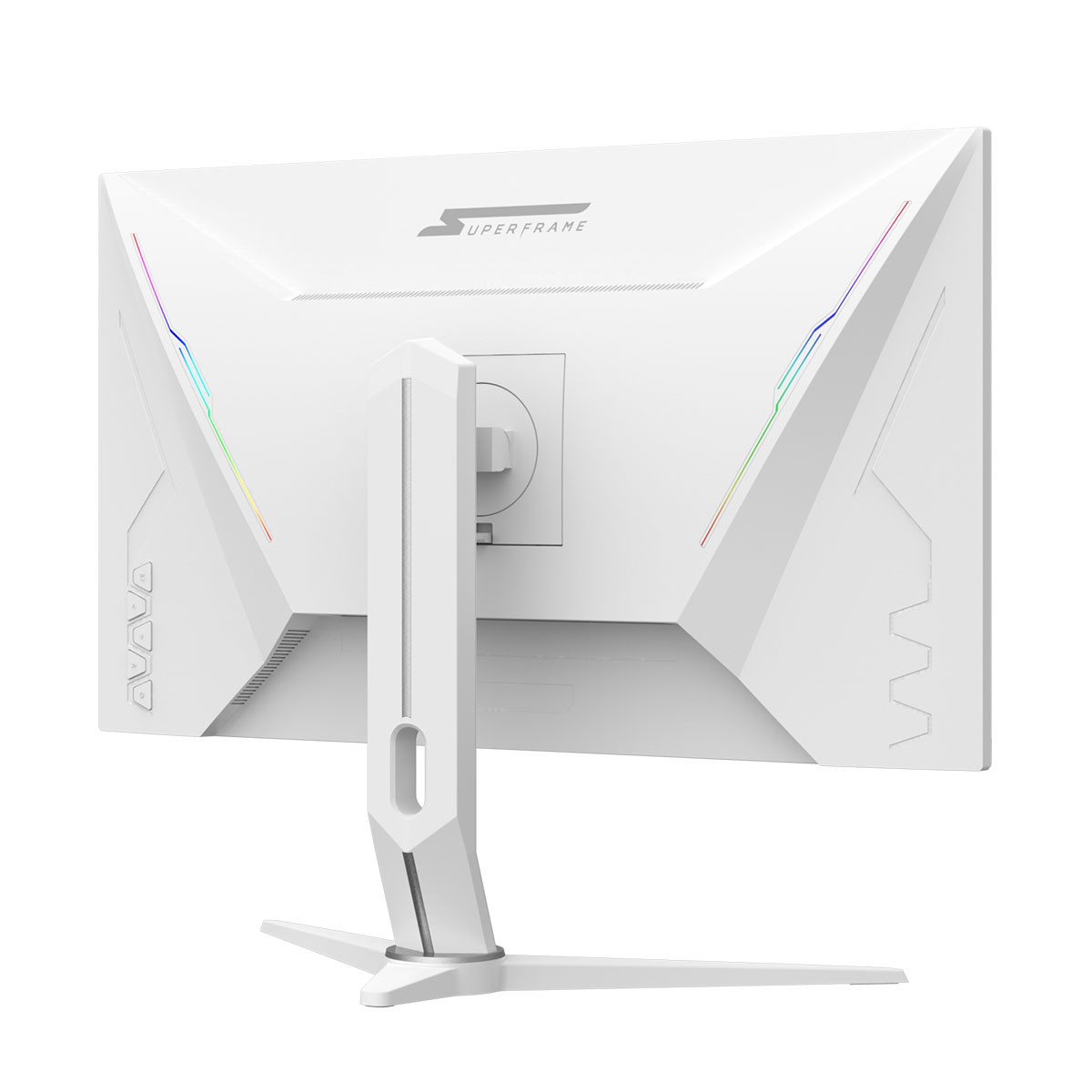 Monitor Gamer SuperFrame Prisma, 27 Pol, Flat, Fast IPS, Quad HD, 0.3ms, 180Hz, FreeSync, Branco, HDMI/DP, SFPFW-27180-QHD-PRO