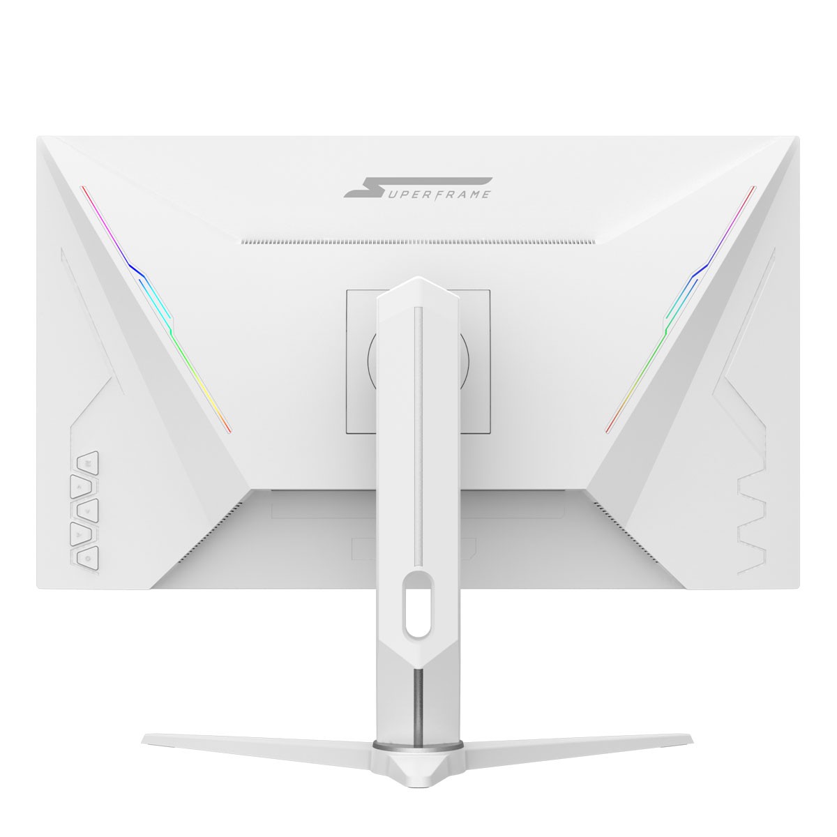 Monitor Gamer SuperFrame Prisma, 27 Pol, Flat, Fast IPS, Quad HD, 0.3ms, 180Hz, FreeSync, Branco, HDMI/DP, SFPFW-27180-QHD-PRO