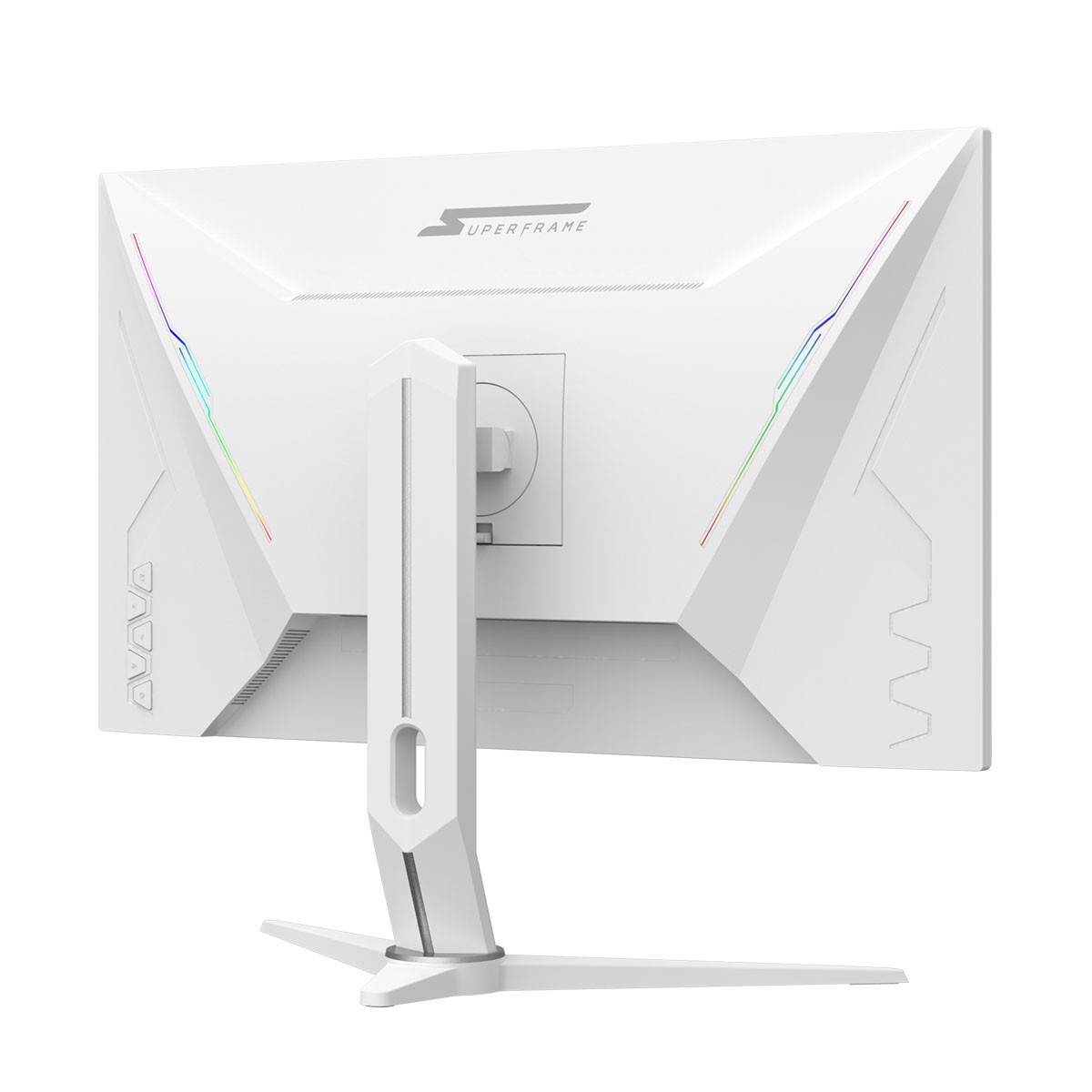 Monitor Gamer SuperFrame Prisma V2, 27 Pol, Flat, Fast IPS, Quad HD, 0.3ms, 185Hz, 110% sRGB, FreeSync, Branco, HDMI/DP, SFPFW-27185-QHD-PRO