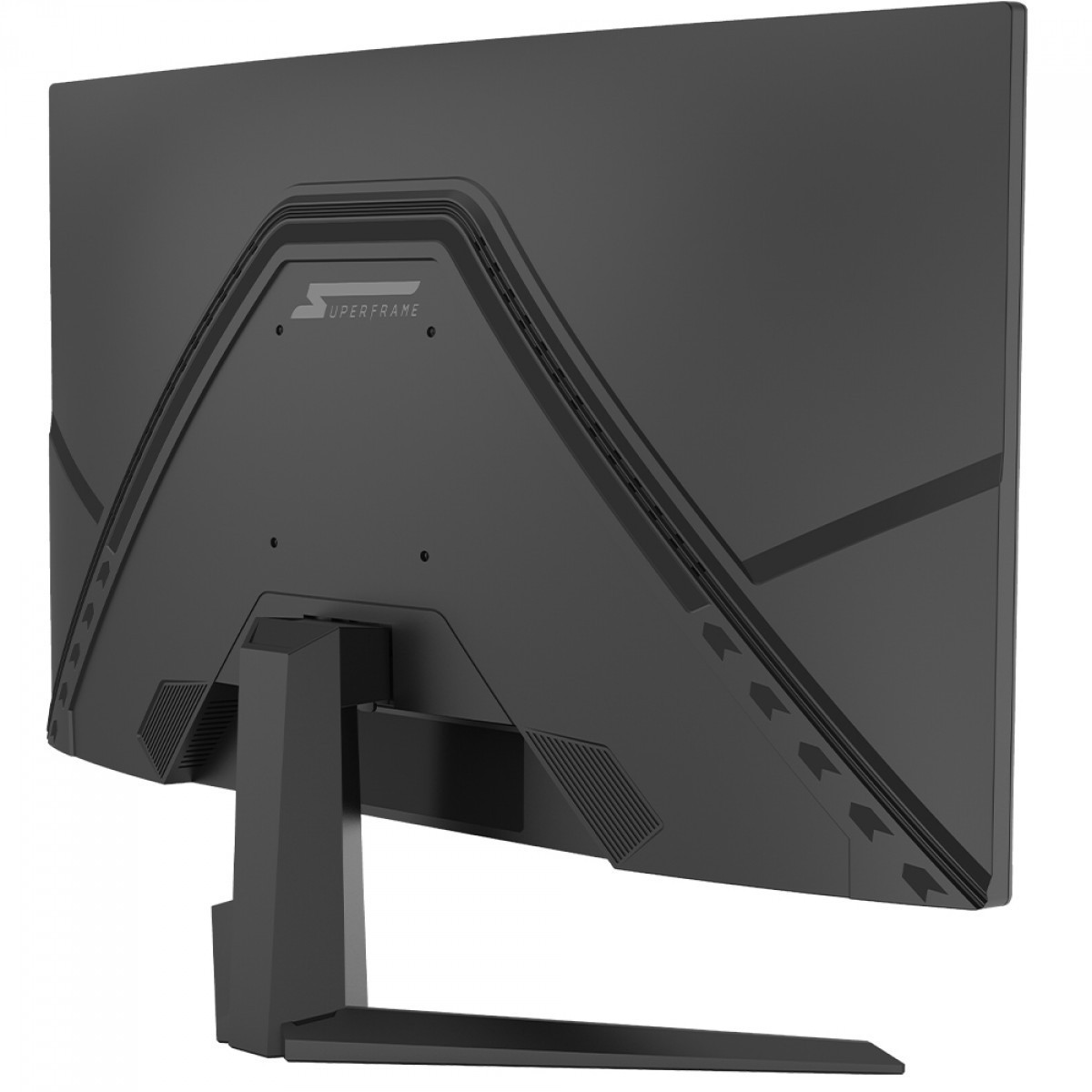 Monitor Gamer SuperFrame Ultra, 23.6 Pol, Curvo, Full HD, Fast VA, 0.5ms, 200Hz, FreeSync/G-Sync, HDMI/DP, Preto, SFUTCB-24200-FHD