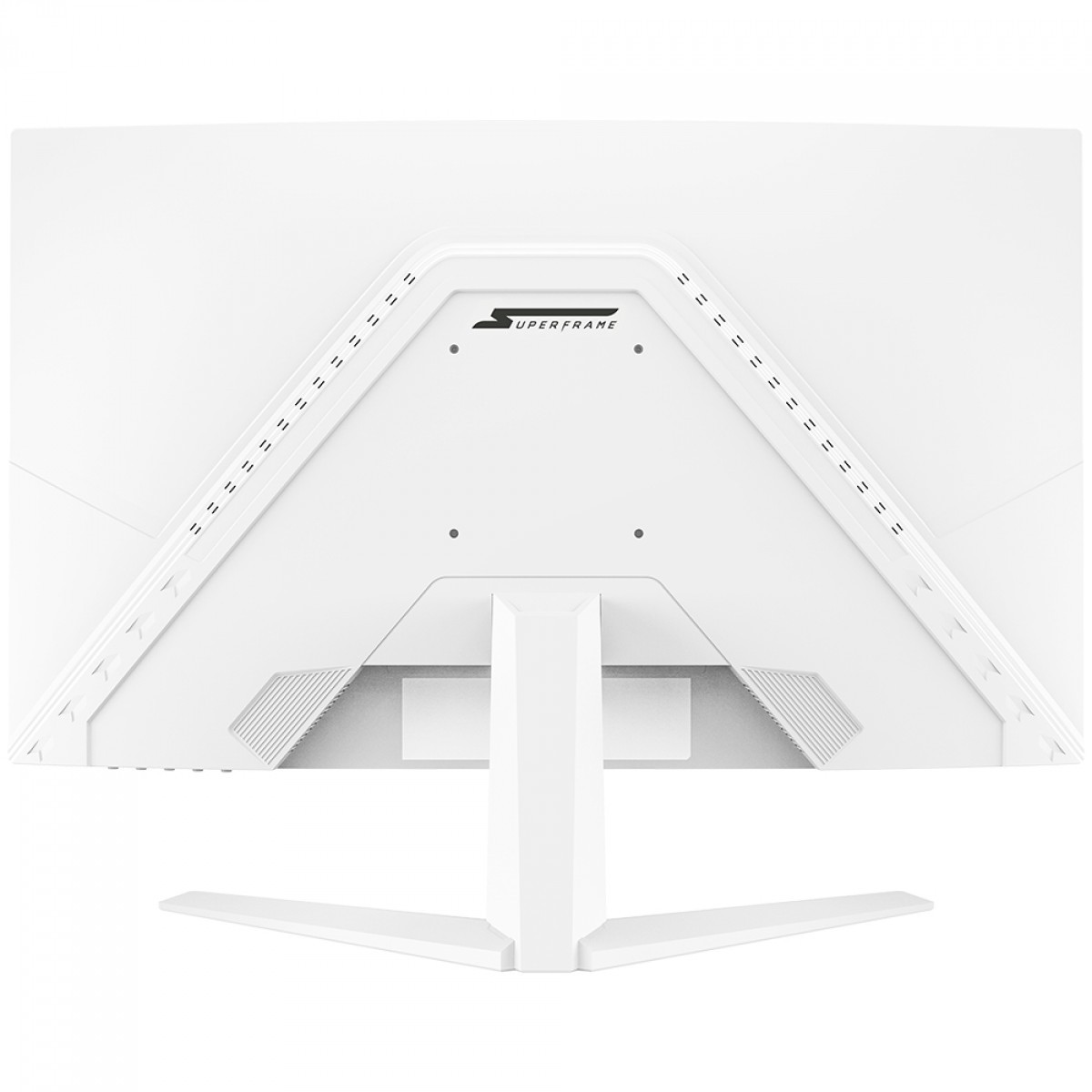 Monitor Gamer SuperFrame UltraX, 27 Pol, Curvo, Full HD, Fast VA, 1ms, 300Hz, FreeSync/G-Sync, HDMI/DP, Branco, SFUCW-27300-FHD