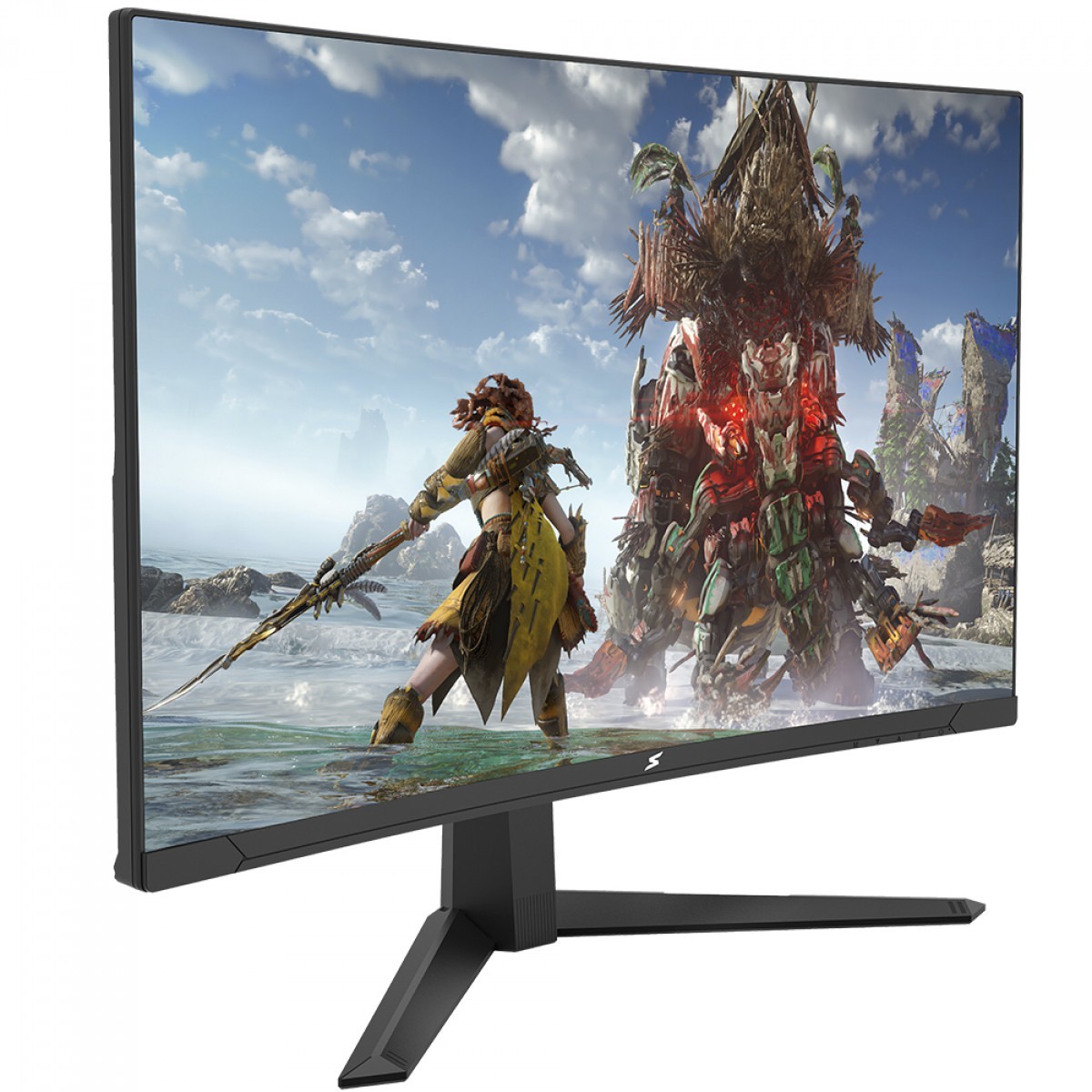 Monitor Gamer SuperFrame UltraX, 27 Pol, Curvo, Full HD, Fast VA, 1ms, 300Hz, FreeSync/G-Sync, HDMI/DP, Preto, SFUCB-27300-FHD