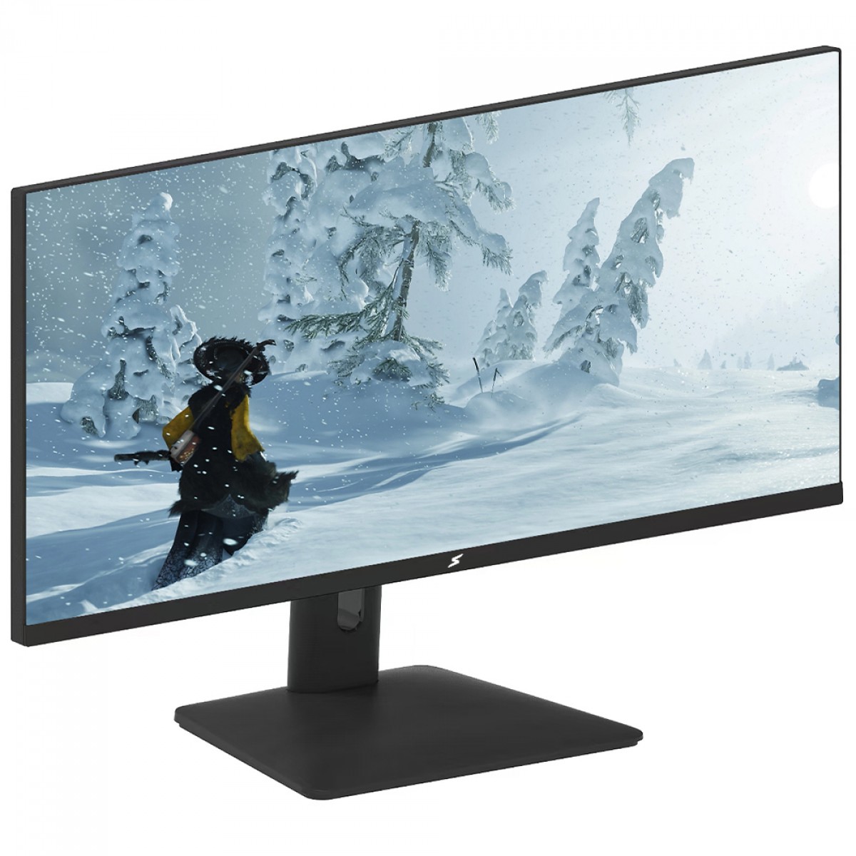 Monitor Gamer SuperFrame View, 30 Pol, UltraWide, WFHD, 200Hz, Fast IPS, 99% sRGB, FreeSync, HDMI/DP, Preto, SFVFB-30200-WFHD-PRO