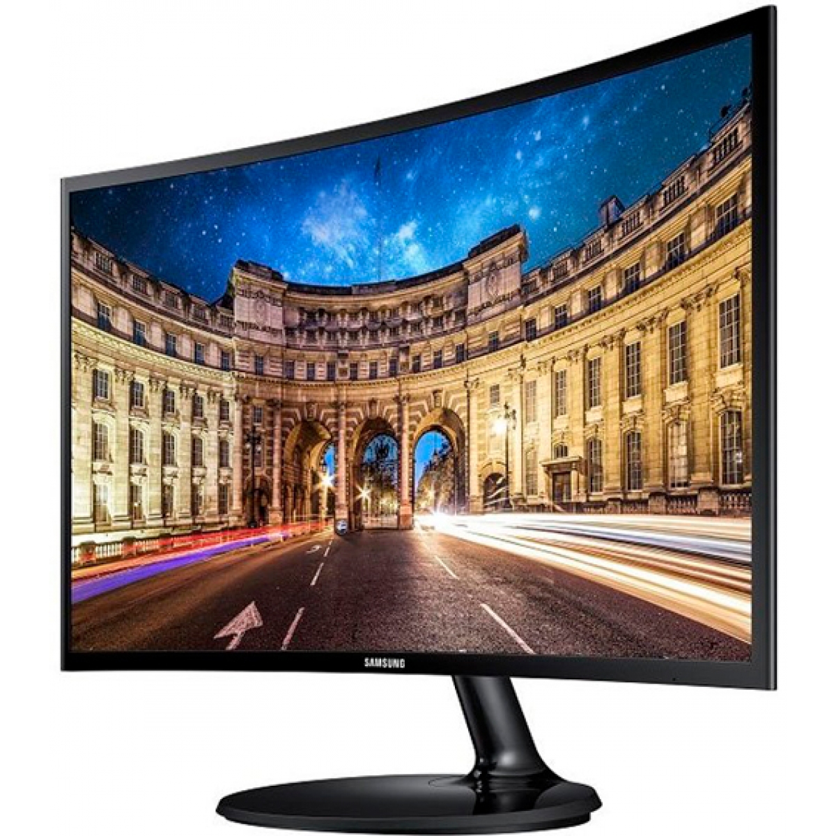 Monitor Gamer Samsung 27 Pol Curvo, Full HD, HDMI/VGA, FreeSync, LC27F390FHLMZD