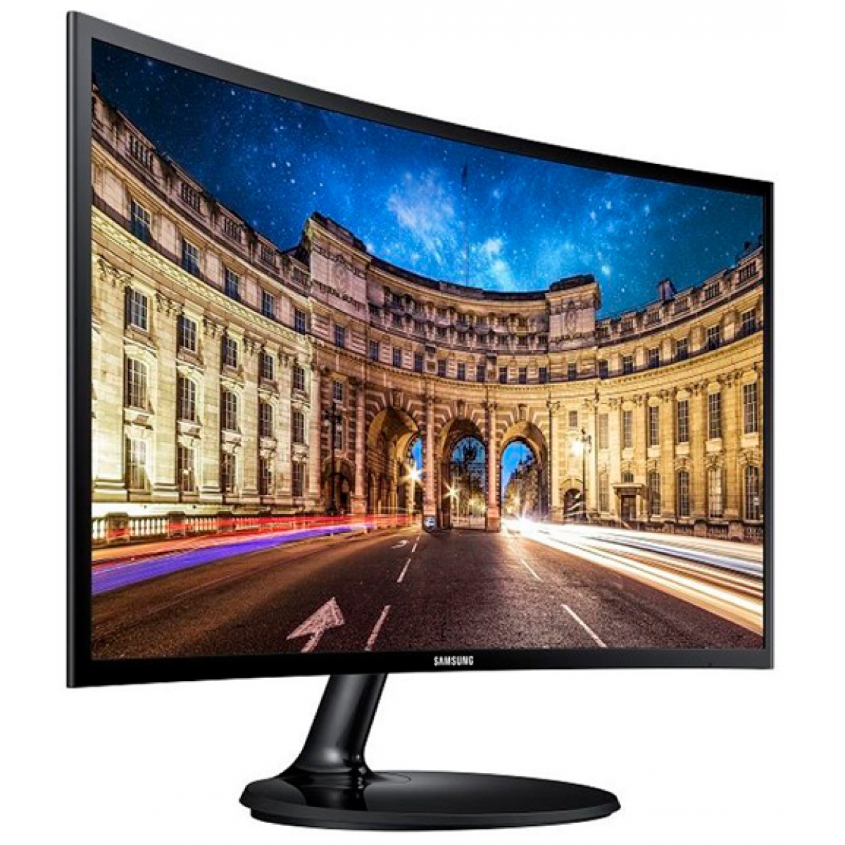 Monitor Gamer Samsung 27 Pol Curvo, Full HD, HDMI/VGA, FreeSync, LC27F390FHLMZD