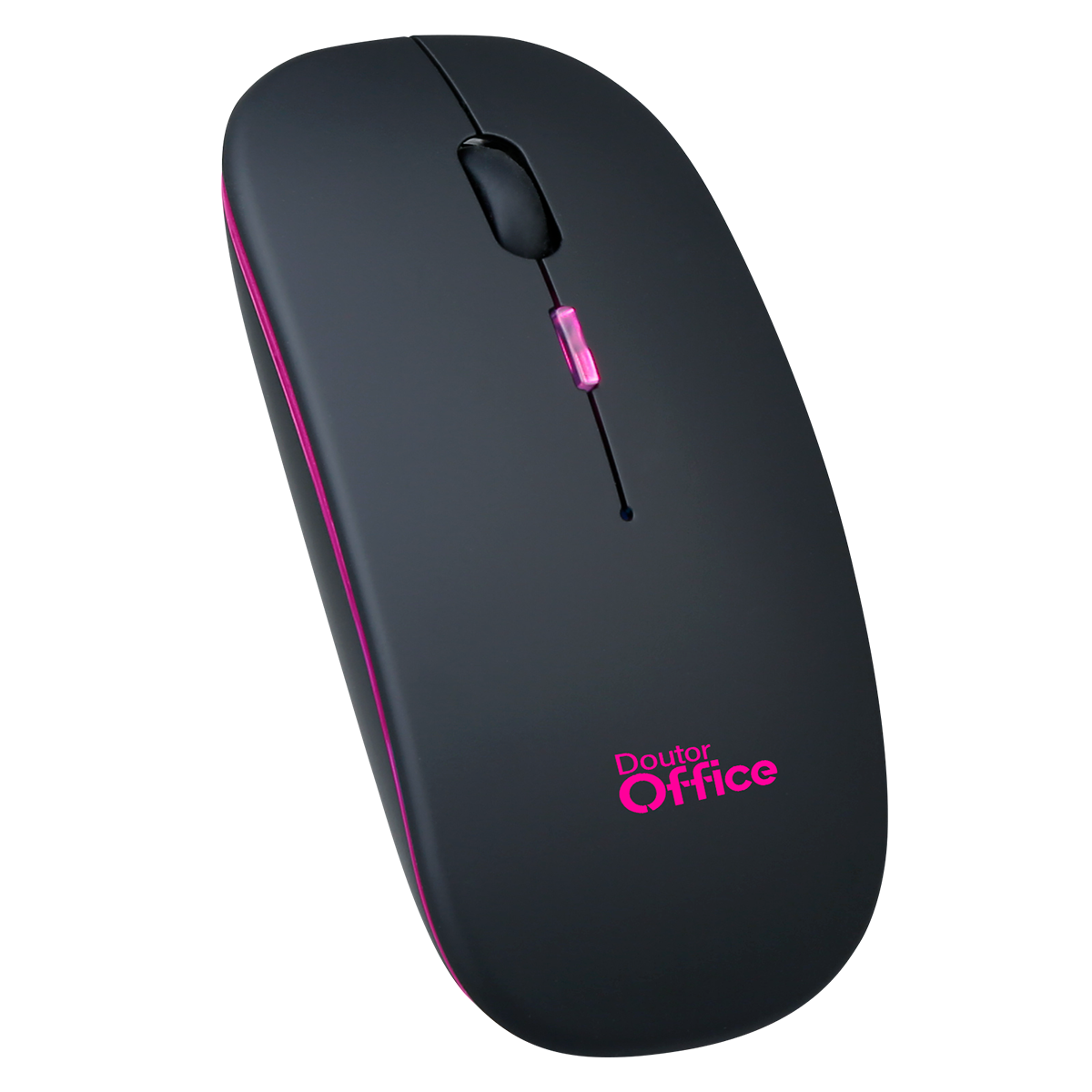 Mouse Dr. Office Sem Fio, Rainbow, 1600 DPI, 4 Botões, Black, MDR-0102-B