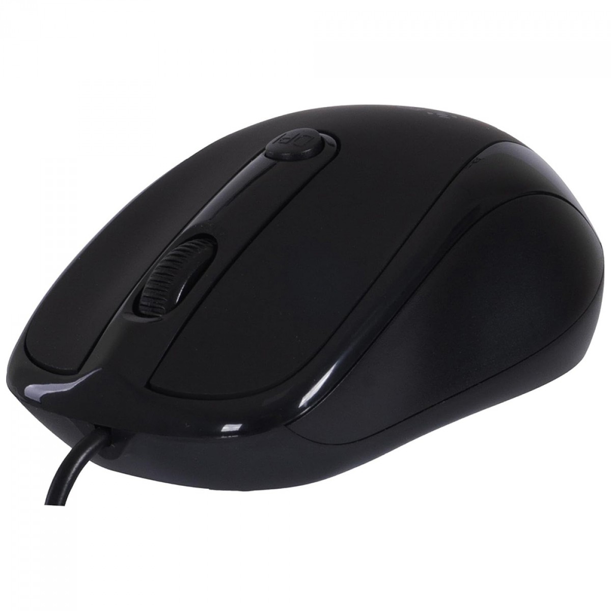 Mouse Fortrek OM103BK, USB, 2400DPI, 4 Botões, Preto