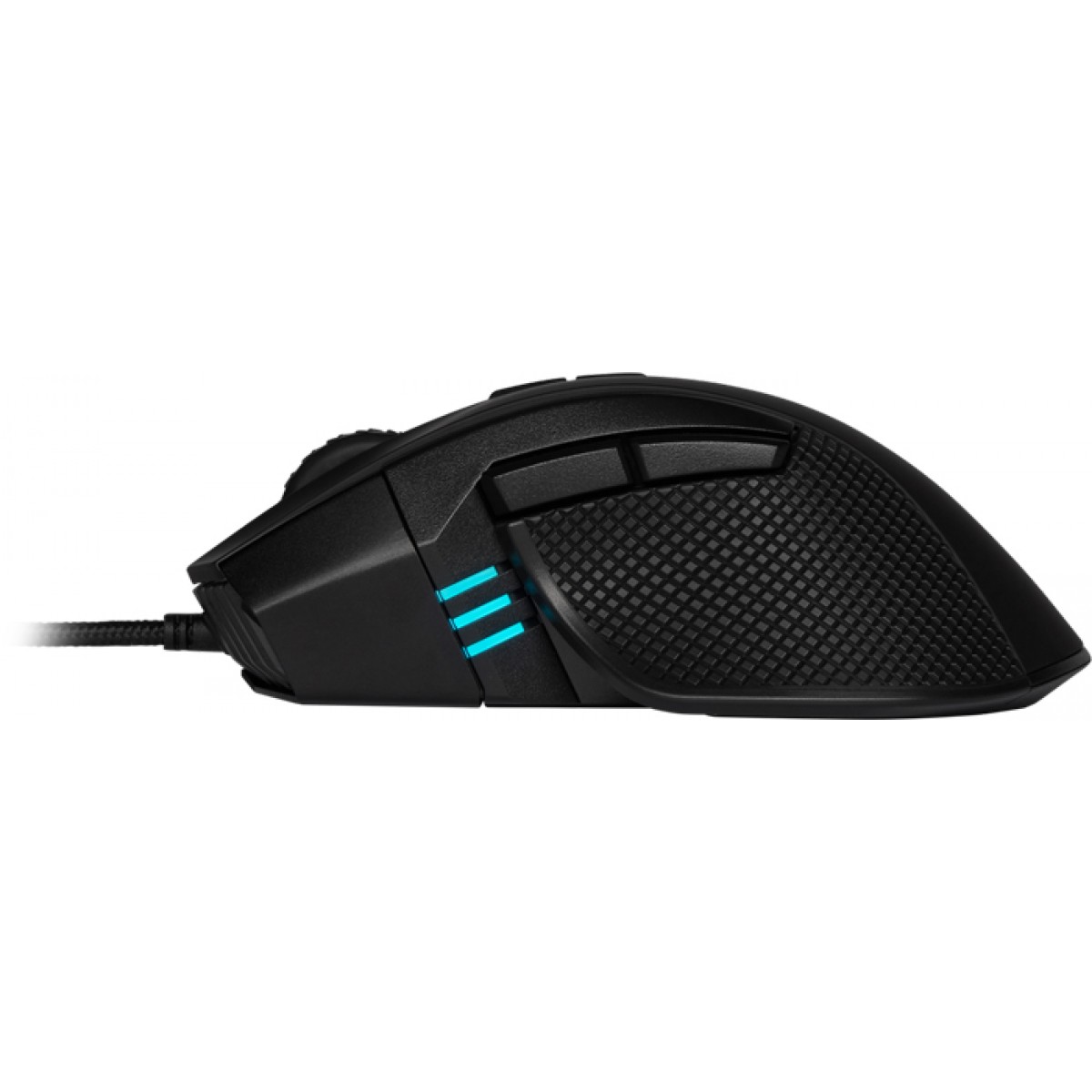 Mouse Gamer Corsair Ironclaw RGB FPS/Moba 18000 DPI, 7 Botões Programáveis, Black, CH-9307011-NA