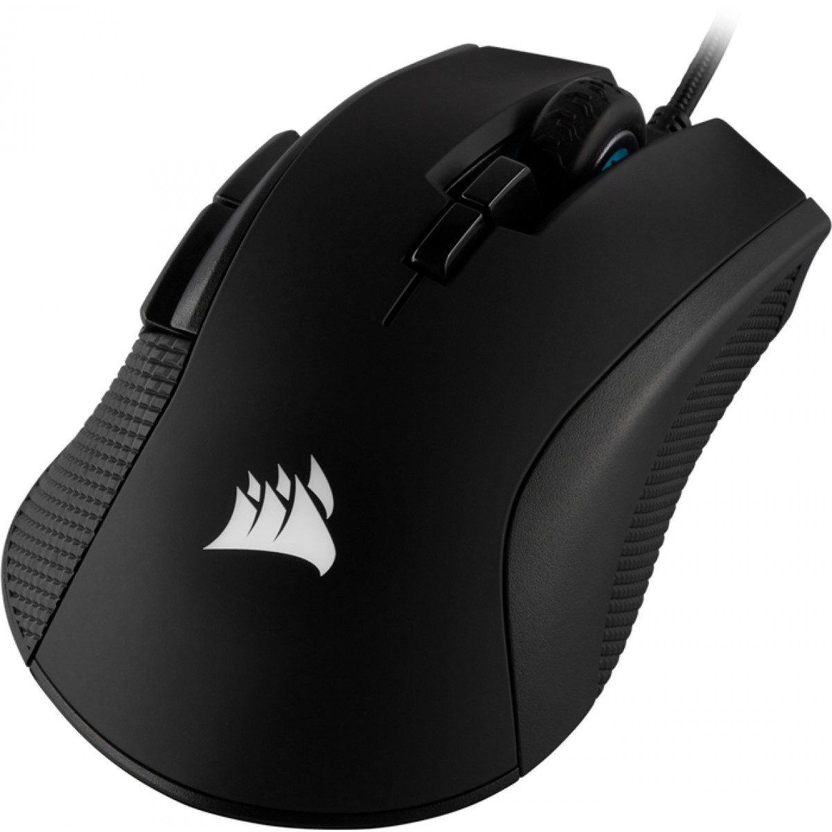 Mouse Gamer Corsair Ironclaw RGB FPS/Moba 18000 DPI, 7 Botões Programáveis, Black, CH-9307011-NA