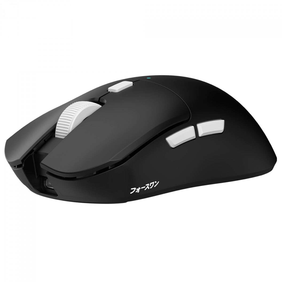 Mouse Gamer Force One Hoku, Wireless/USB-C, Sensor PAW 3395, 26000 DPI, 6 Botões, Black, FR.MO.HK.01