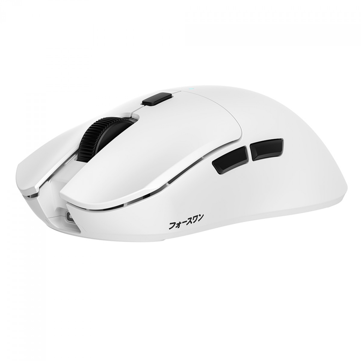 Mouse Gamer Force One Hoku, Wireless/USB-C, Sensor PAW 3395, 26000 DPI, 6 Botões, White, FR.MO.HK.02