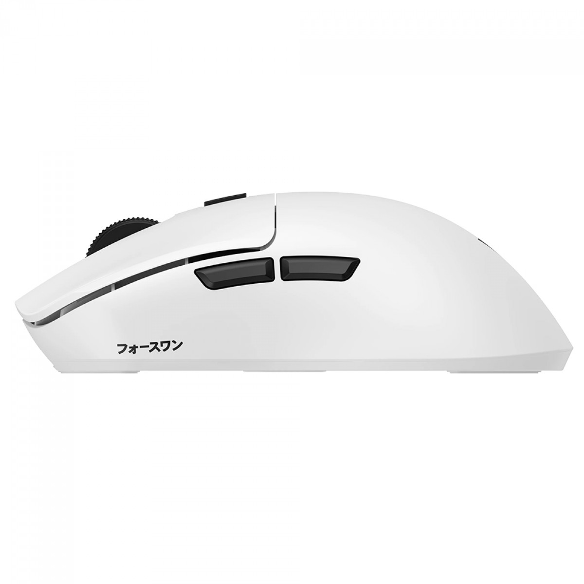 Mouse Gamer Force One Hoku, Wireless/USB-C, Sensor PAW 3395, 26000 DPI, 6 Botões, White, FR.MO.HK.02