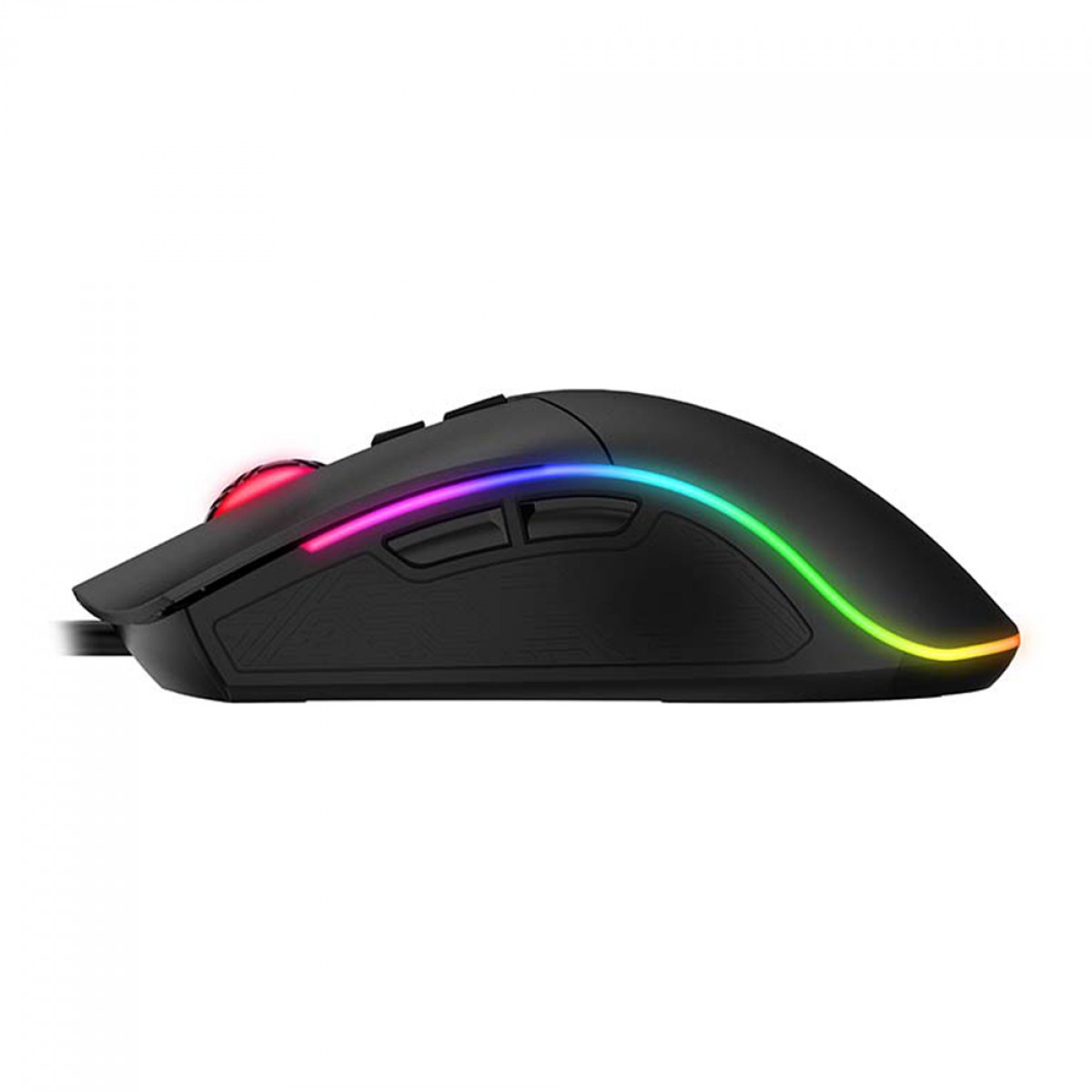 Mouse Gamer Havit MS1001, RGB, 4800 DPI, 7 Botões, Preto, MS1001